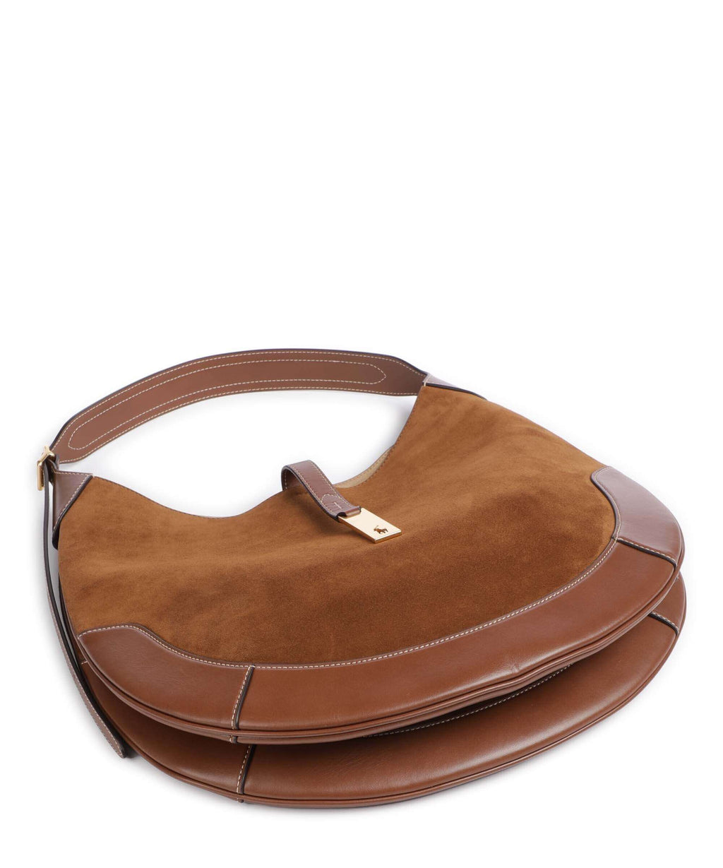 Polo Ralph Lauren ID Collection Large Hobo bag cinnamon/cuoio