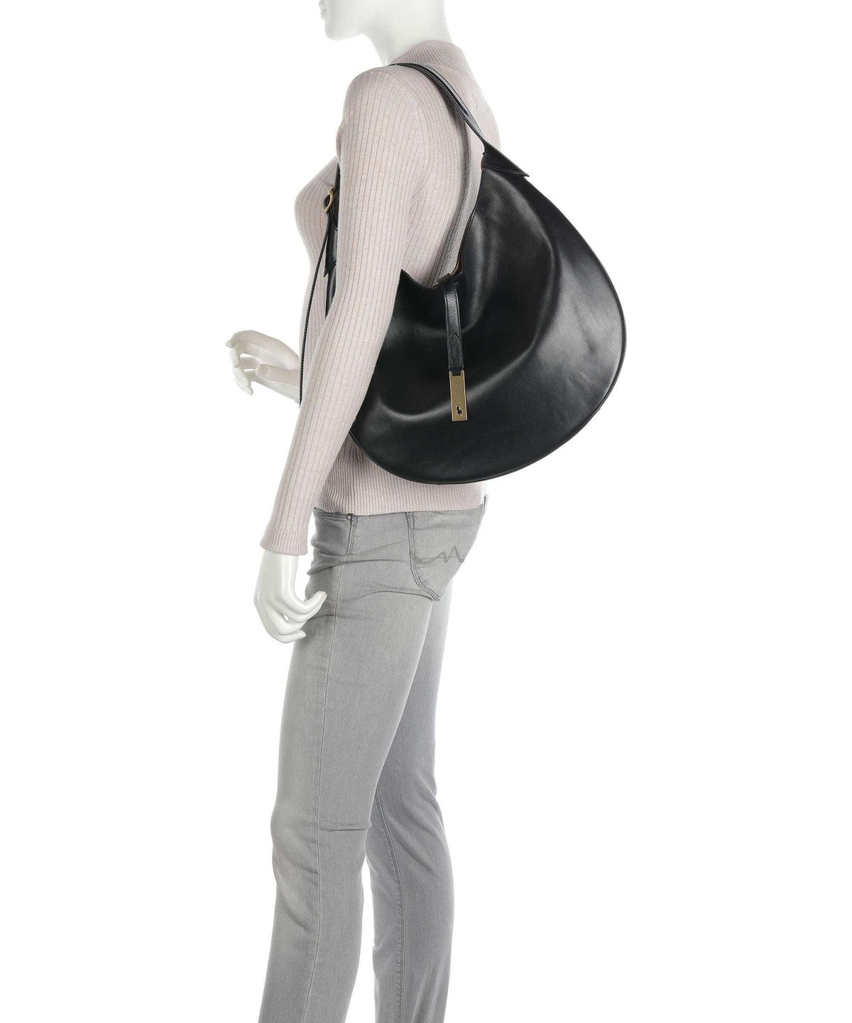 Polo Ralph Lauren ID Collection Large Hobo bag black