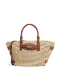 Lauren Ralph Lauren Daphney 20 Straw Handbag natural/lauren tan