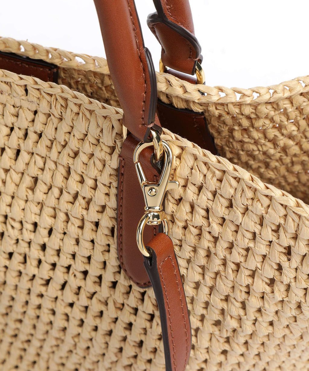 Lauren Ralph Lauren Daphney 20 Straw Handbag natural/lauren tan