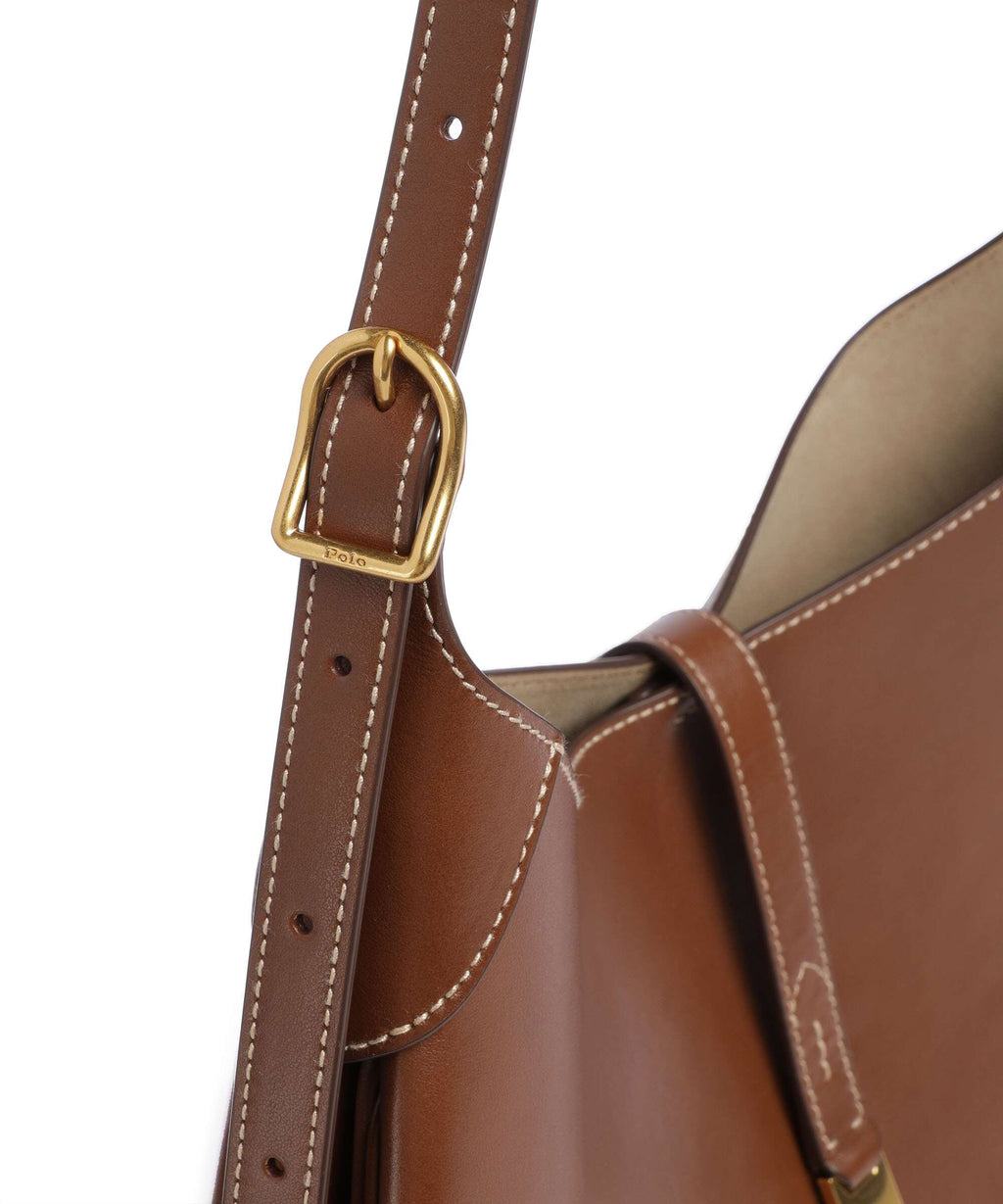 Polo Ralph Lauren ID Collection Large Hobo bag cuoio