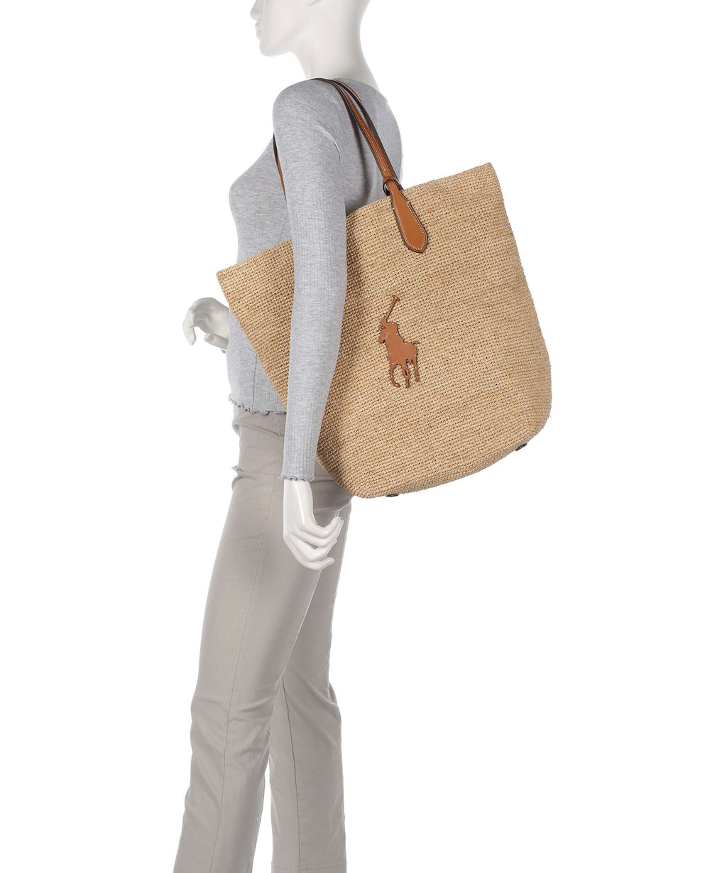 Polo Ralph Lauren Bellport Tote bag natural/cuoio