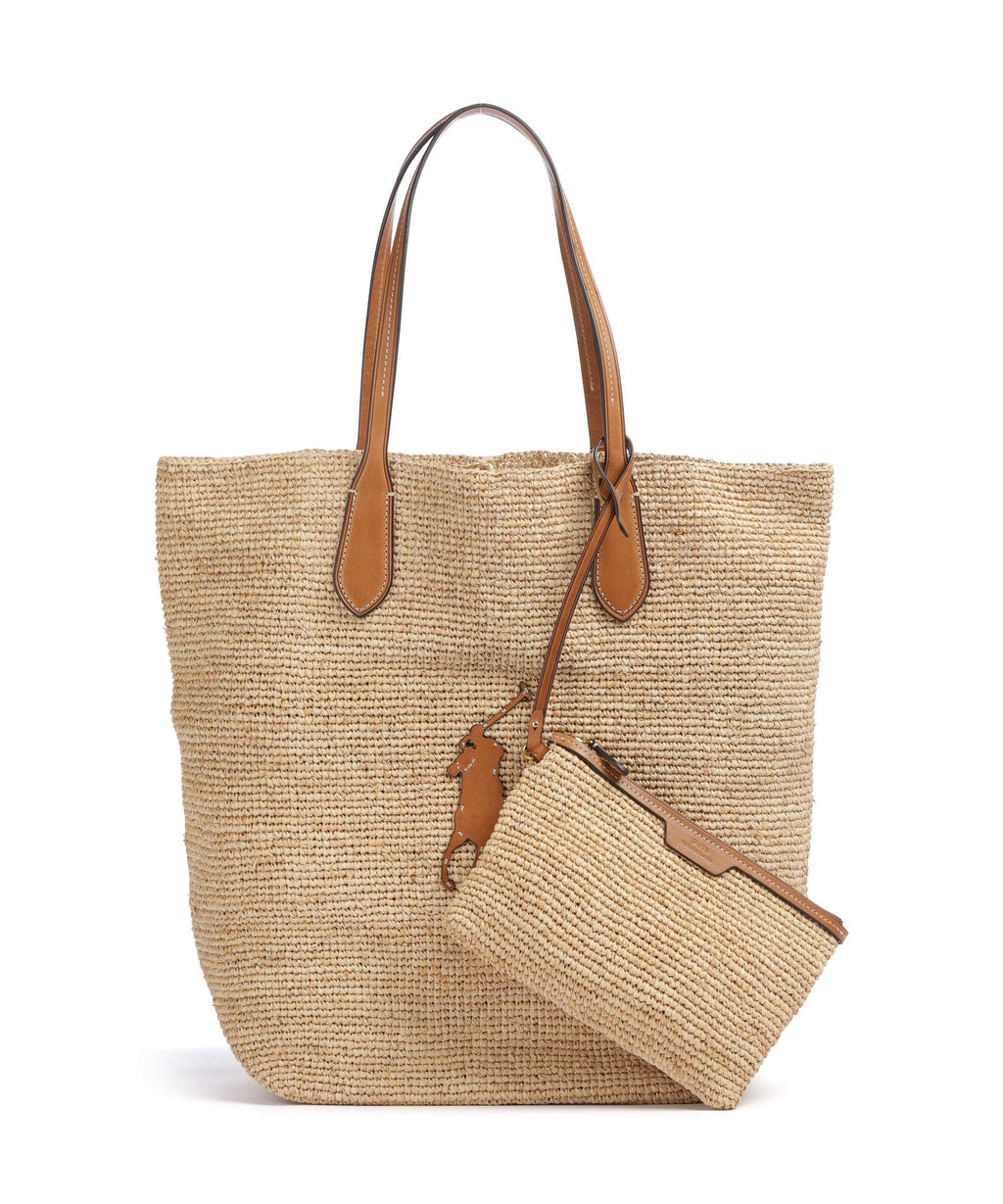 Polo Ralph Lauren Bellport Tote bag natural/cuoio