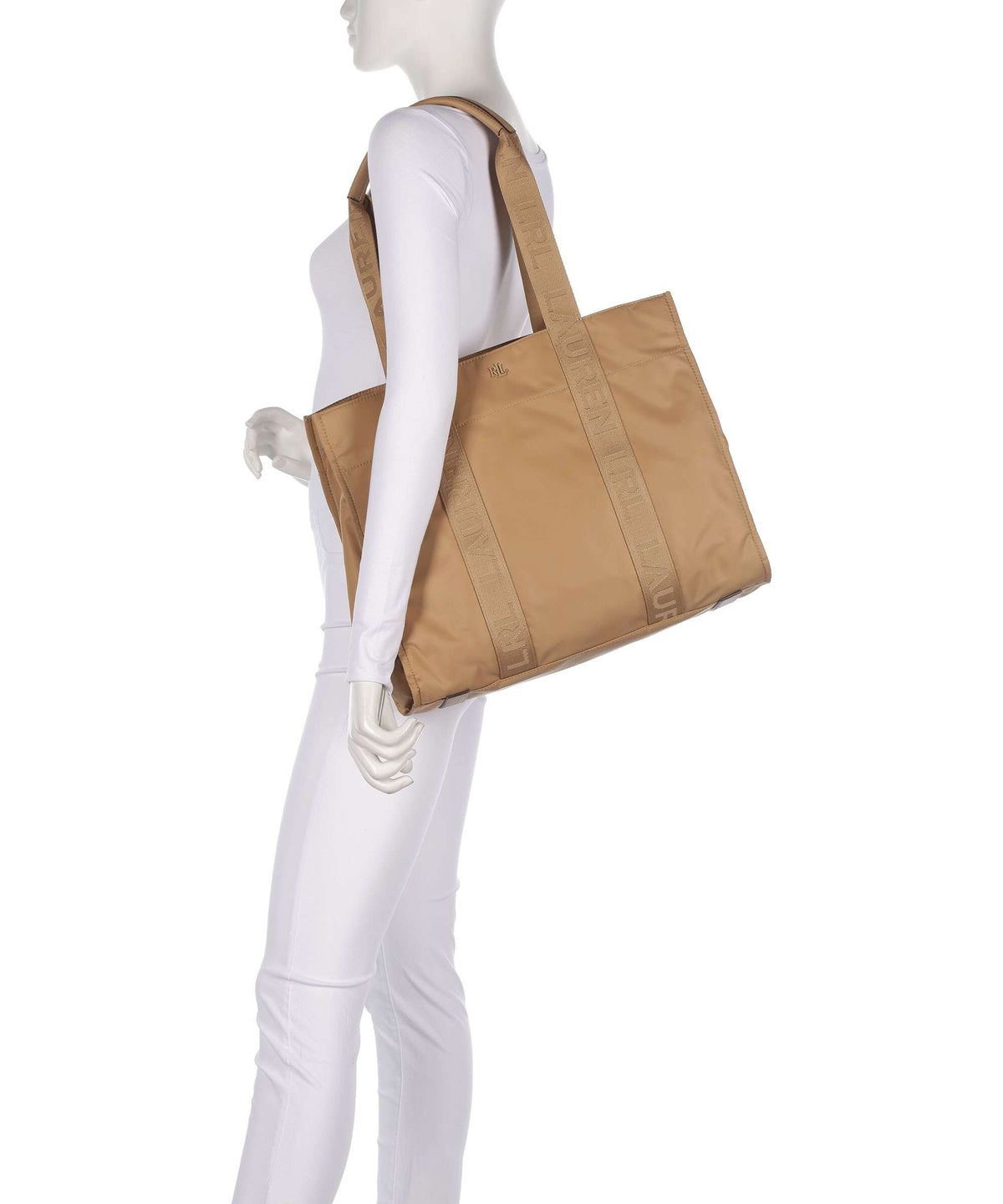 Lauren Ralph Lauren Stevie Extra Large Tote bag khaki