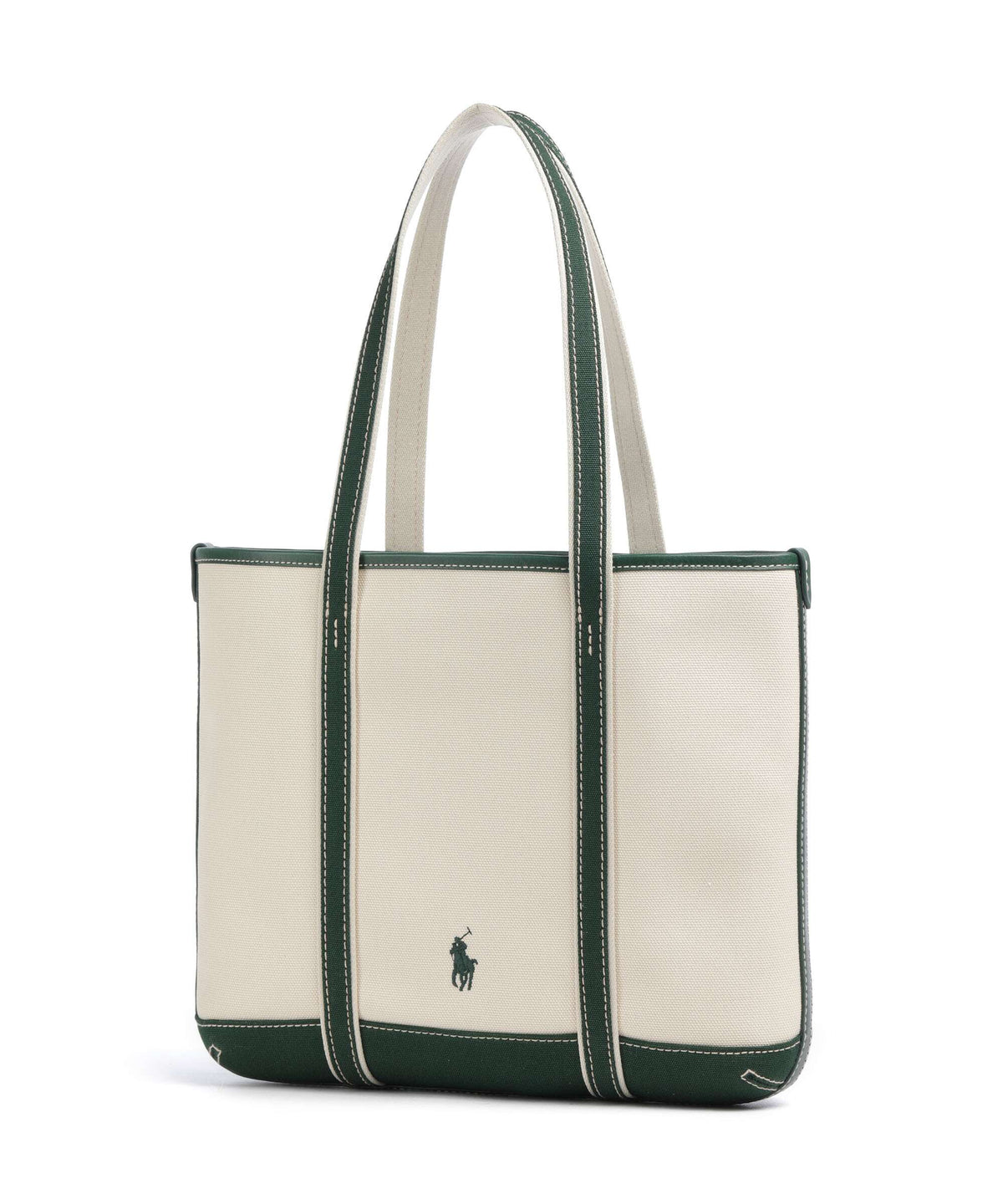 Polo Ralph Lauren Bear Fall Tote bag ecru/northwest pine
