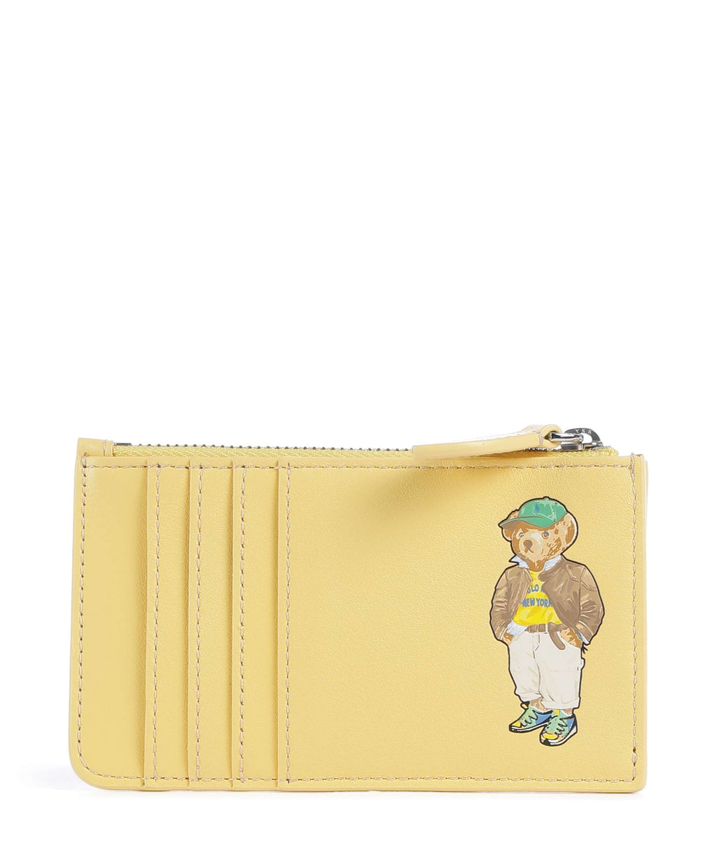 Polo Ralph Lauren Bear Fall Credit card holder lemon meringue