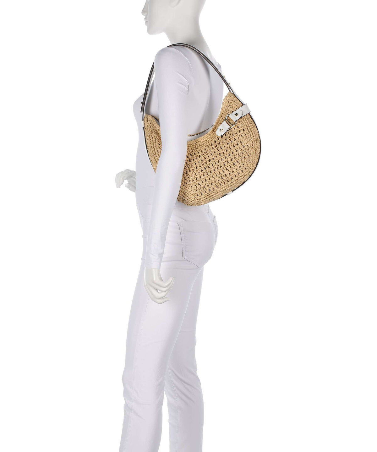 Lauren Ralph Lauren Tasha Large Shoulder bag natural/white
