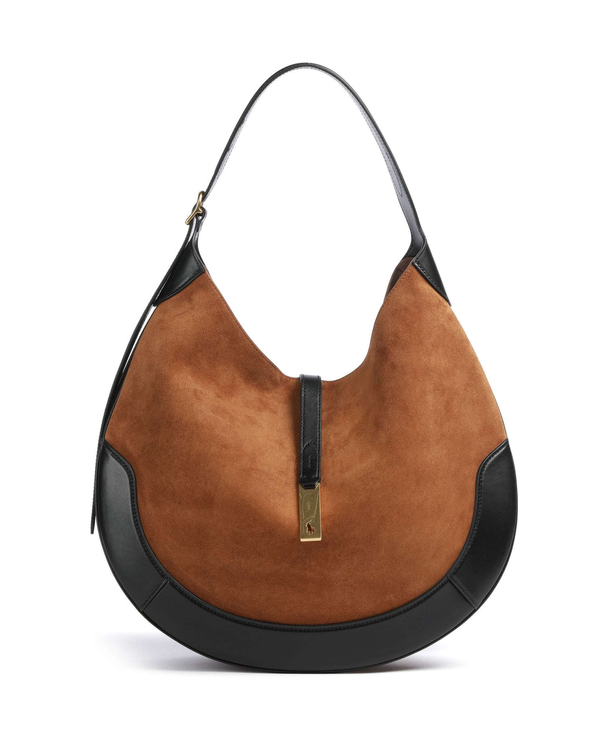 Polo Ralph Lauren ID Collection Large Hobo bag toffee/black