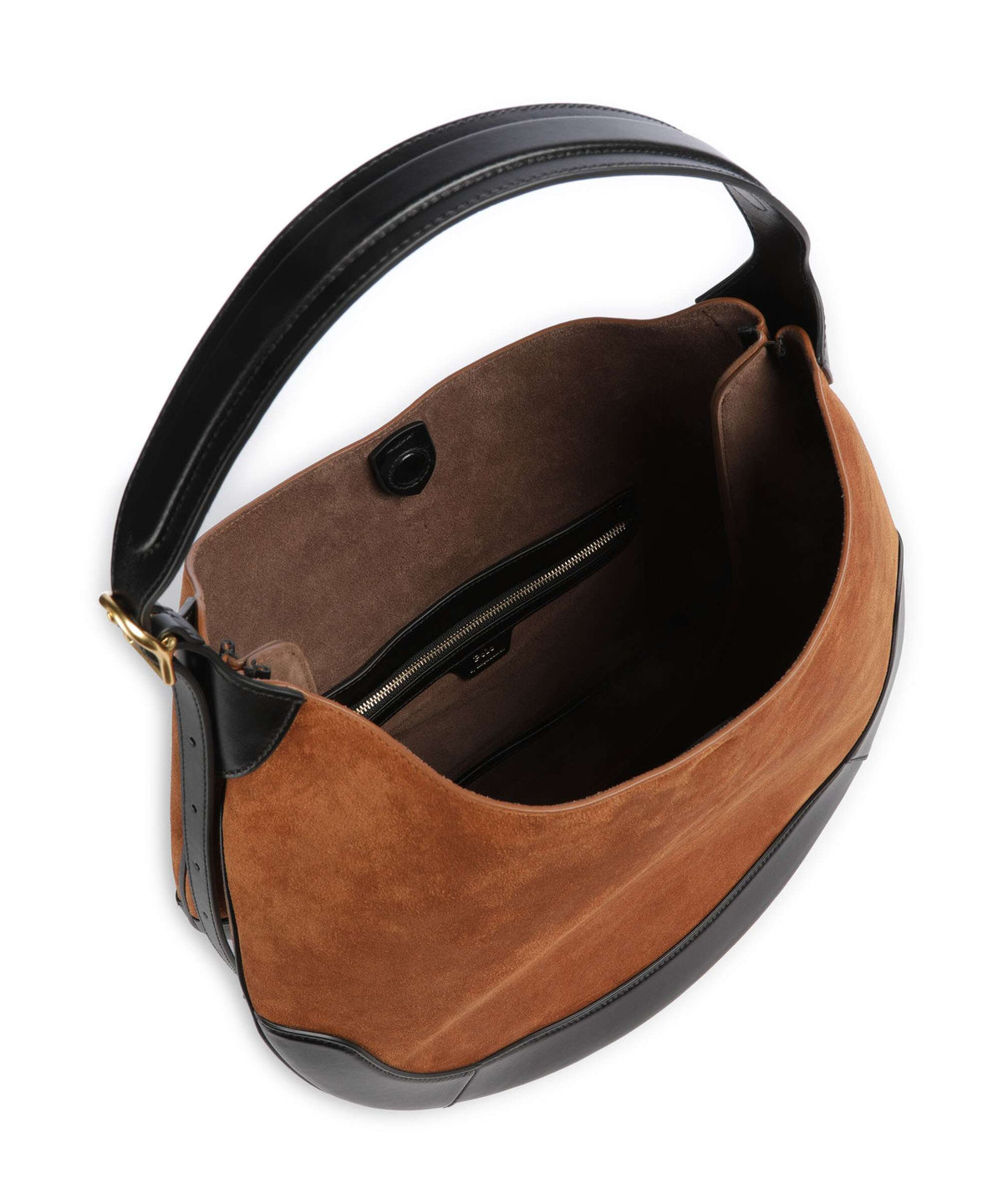 Polo Ralph Lauren ID Collection Large Hobo bag toffee/black