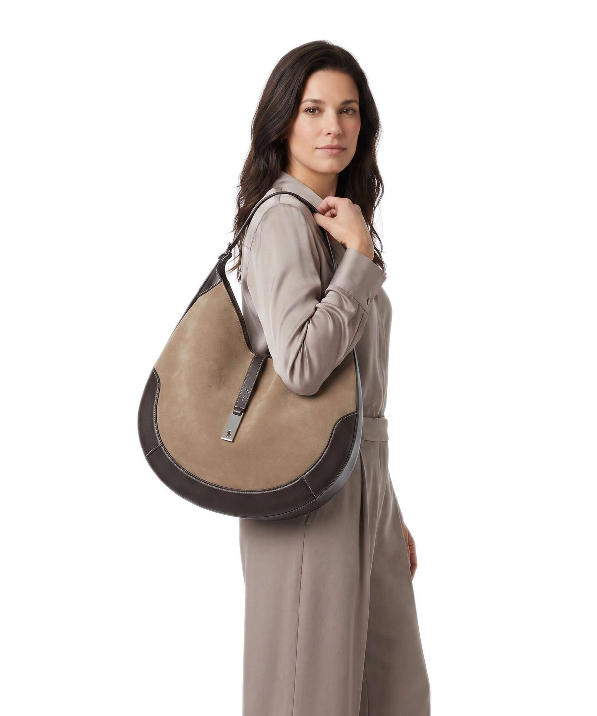 Polo Ralph Lauren ID Collection Large Hobo bag clay/tobacco