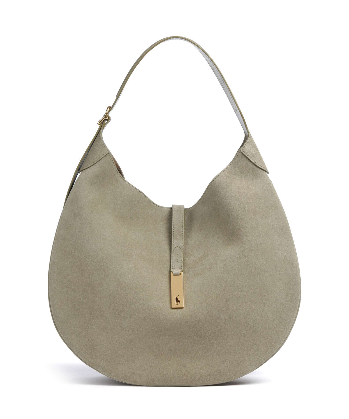 Polo Ralph Lauren ID Collection Large Hobo bag light olive