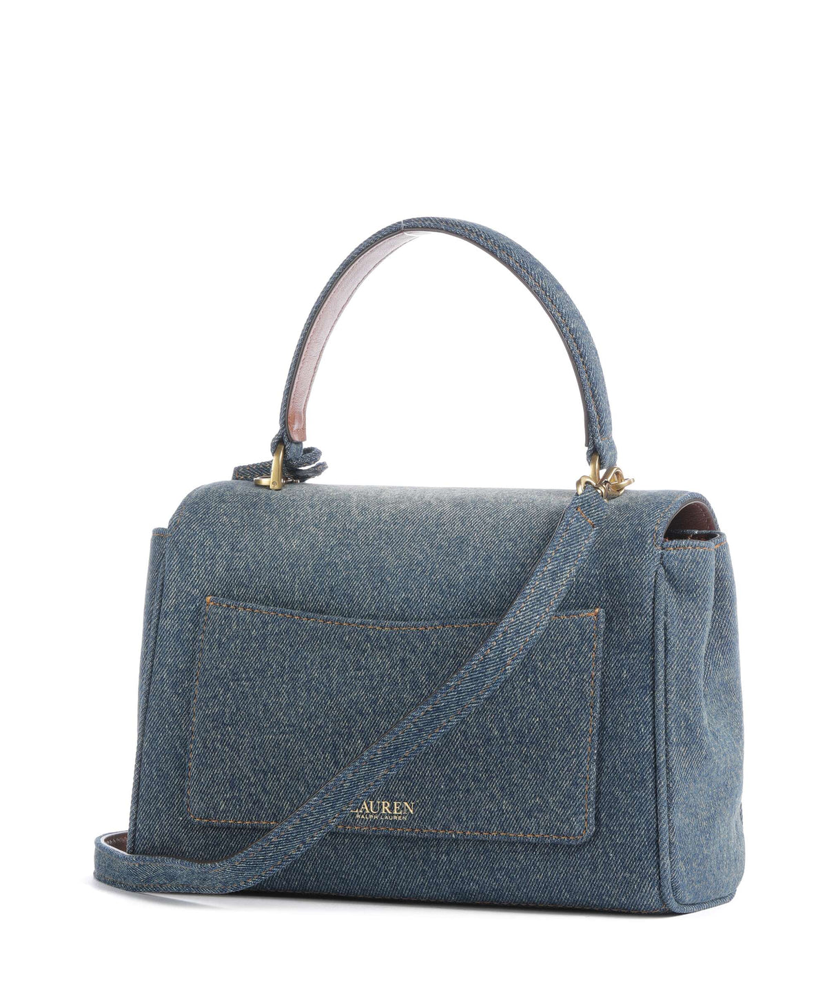 Lauren Ralph Lauren Farrah Small Handbag oxford blue/lauren tan