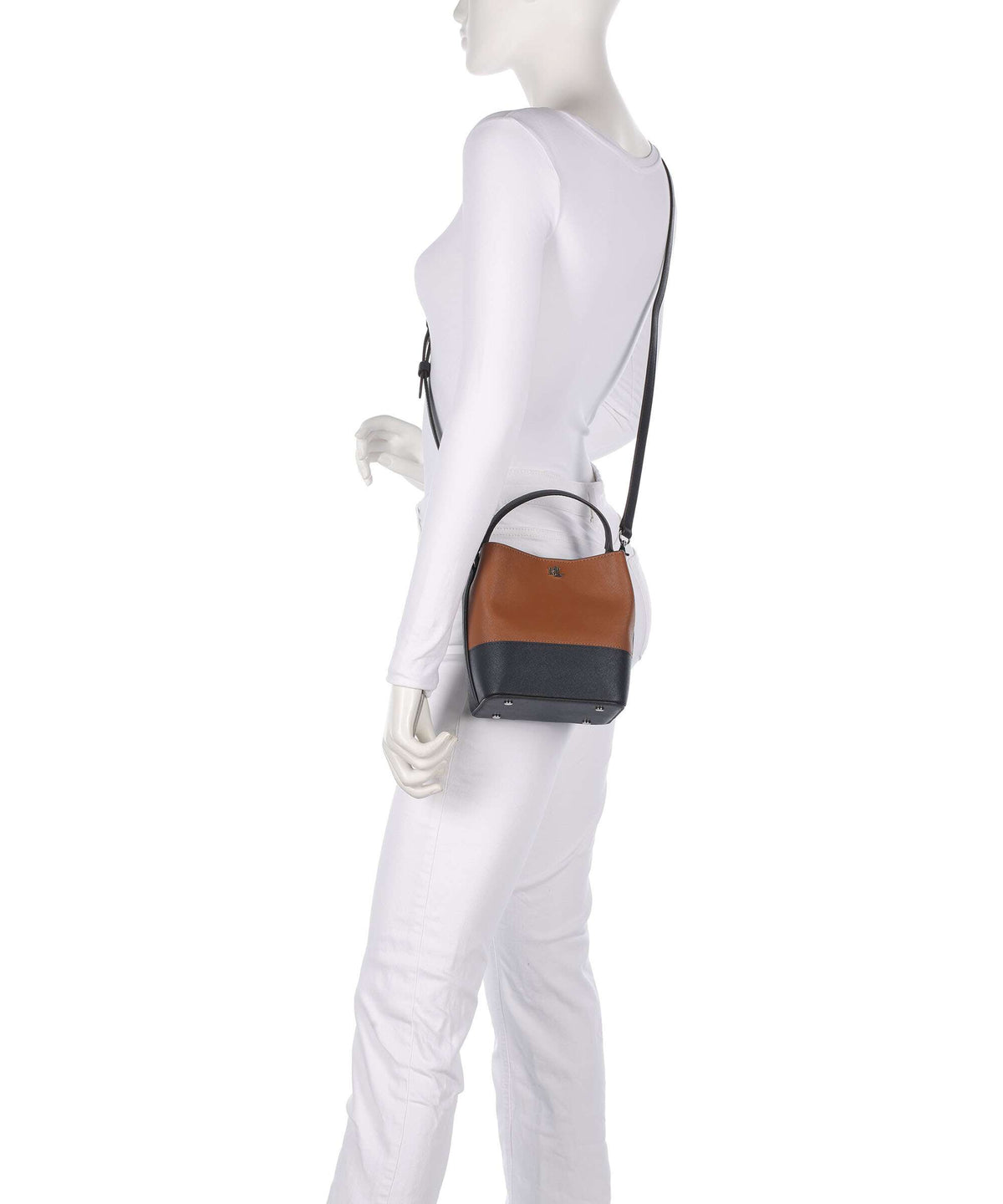 Lauren Ralph Lauren Reese Small Bucket bag lauren tan/lauren navy