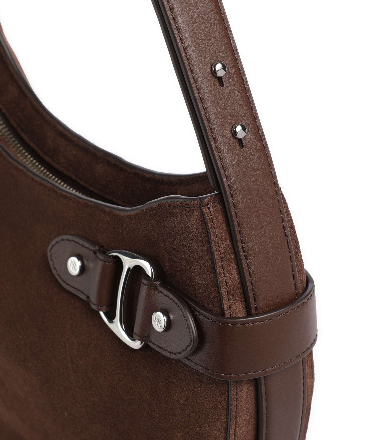 Lauren Ralph Lauren Tasha Large Hobo bag dark hickory