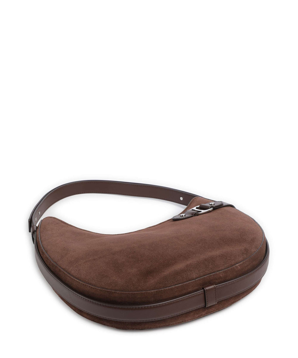 Lauren Ralph Lauren Tasha Large Hobo bag dark hickory