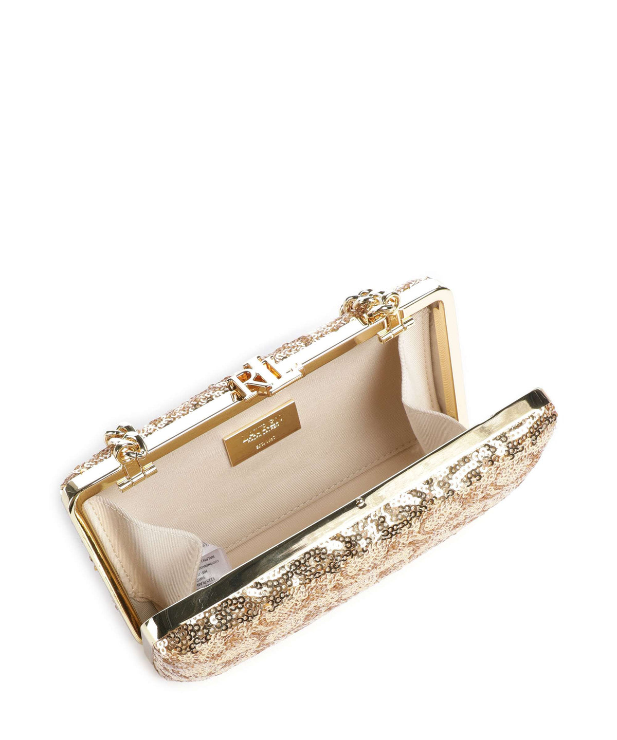 Lauren Ralph Lauren Franki Small Handbag antique gold