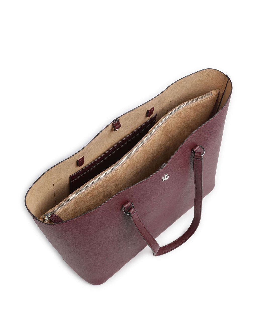 Lauren Ralph Lauren Karly Large Tote bag dark garnet