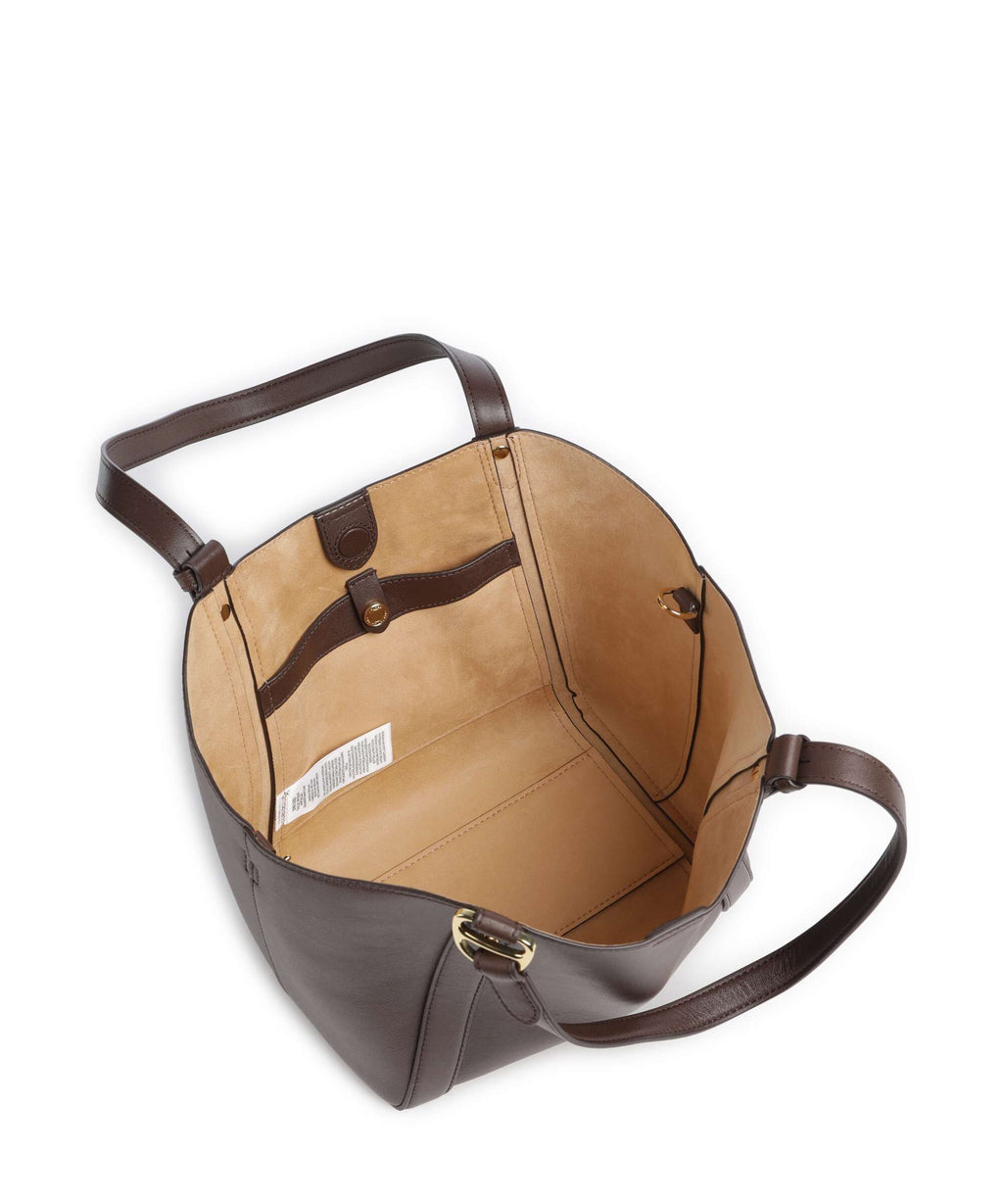 Lauren Ralph Lauren Tasha Small Tote bag chestnut brown