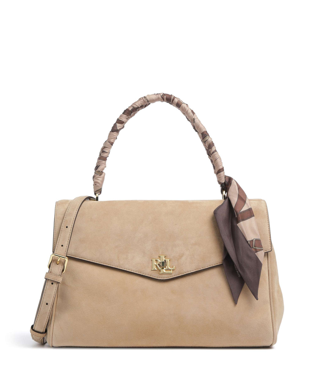 Lauren Ralph Lauren Farrah Medium Handbag camel/urban bltng/camel multi