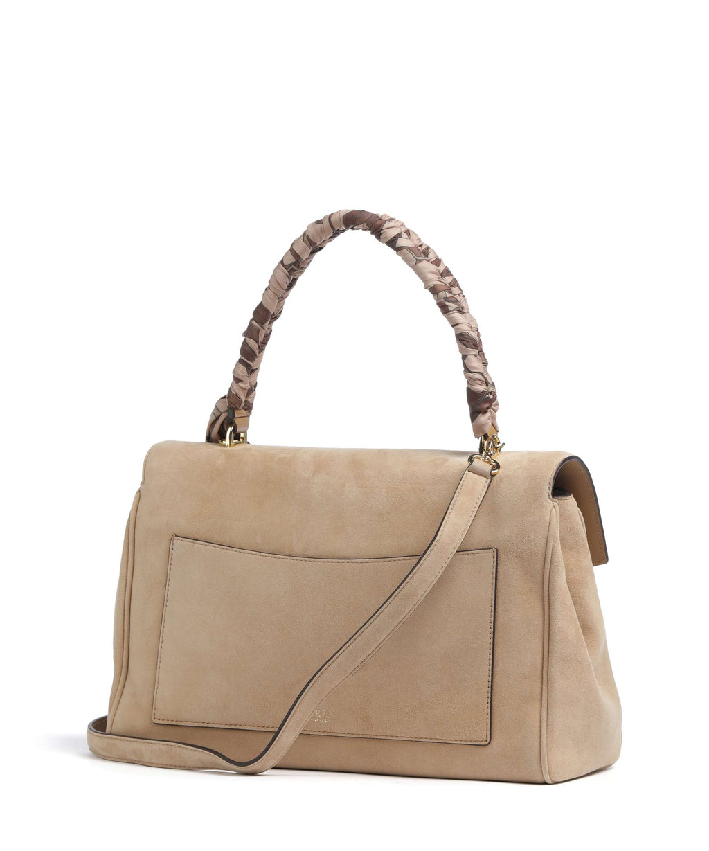 Lauren Ralph Lauren Farrah Medium Handbag camel/urban bltng/camel multi