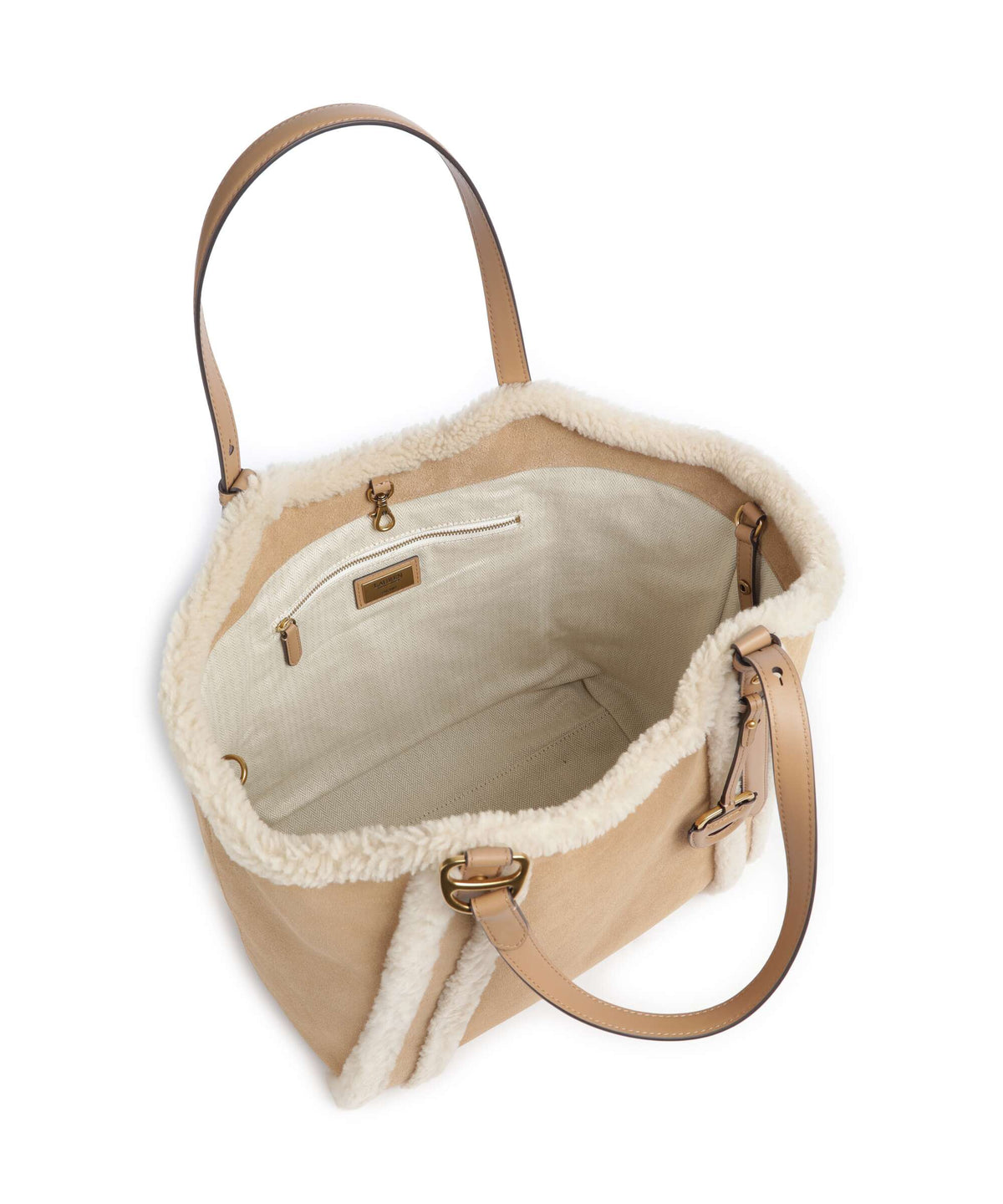 Lauren Ralph Lauren Tasha Large Tote bag camel/natural