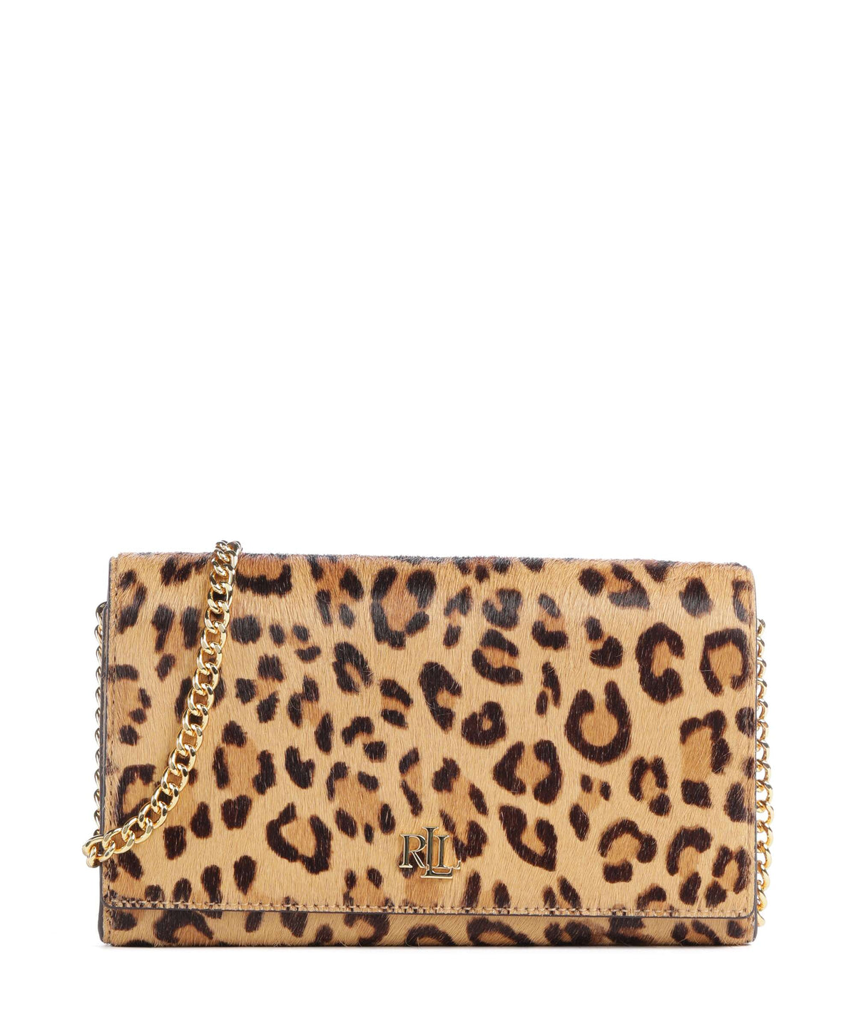Lauren Ralph Lauren Adair II Large Wallet modern leopard/chestnut brown