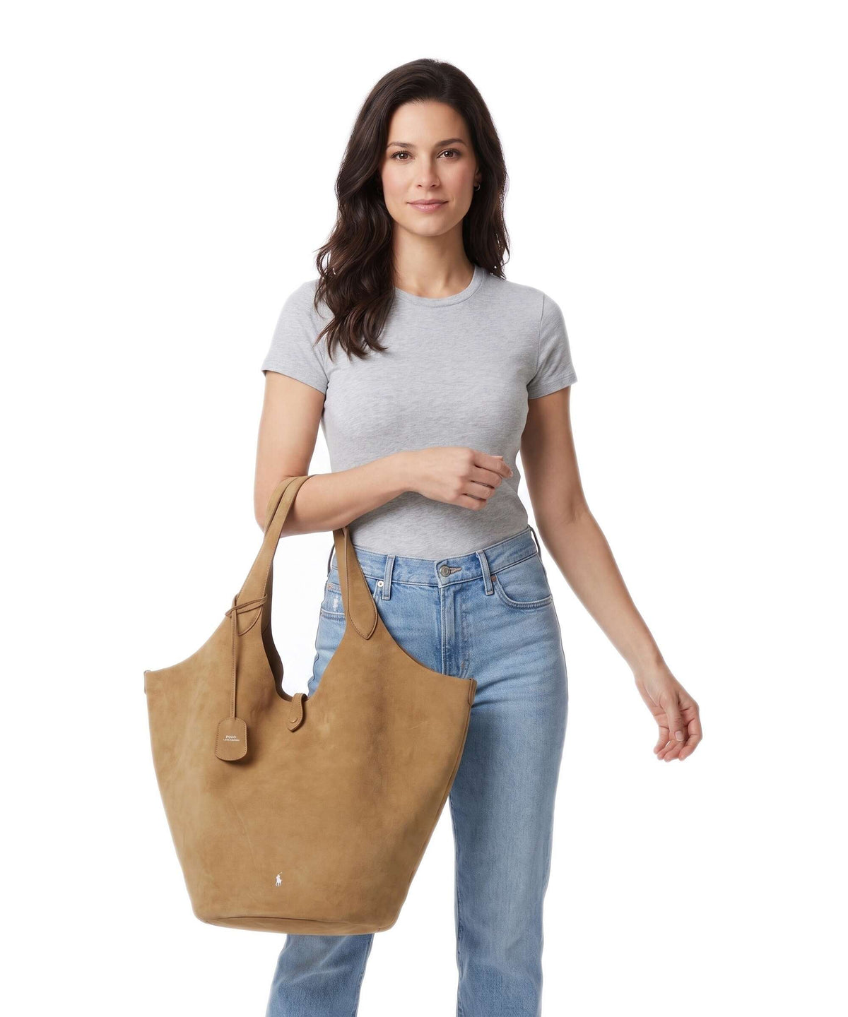 Polo Ralph Lauren Play Large Hobo bag caramel