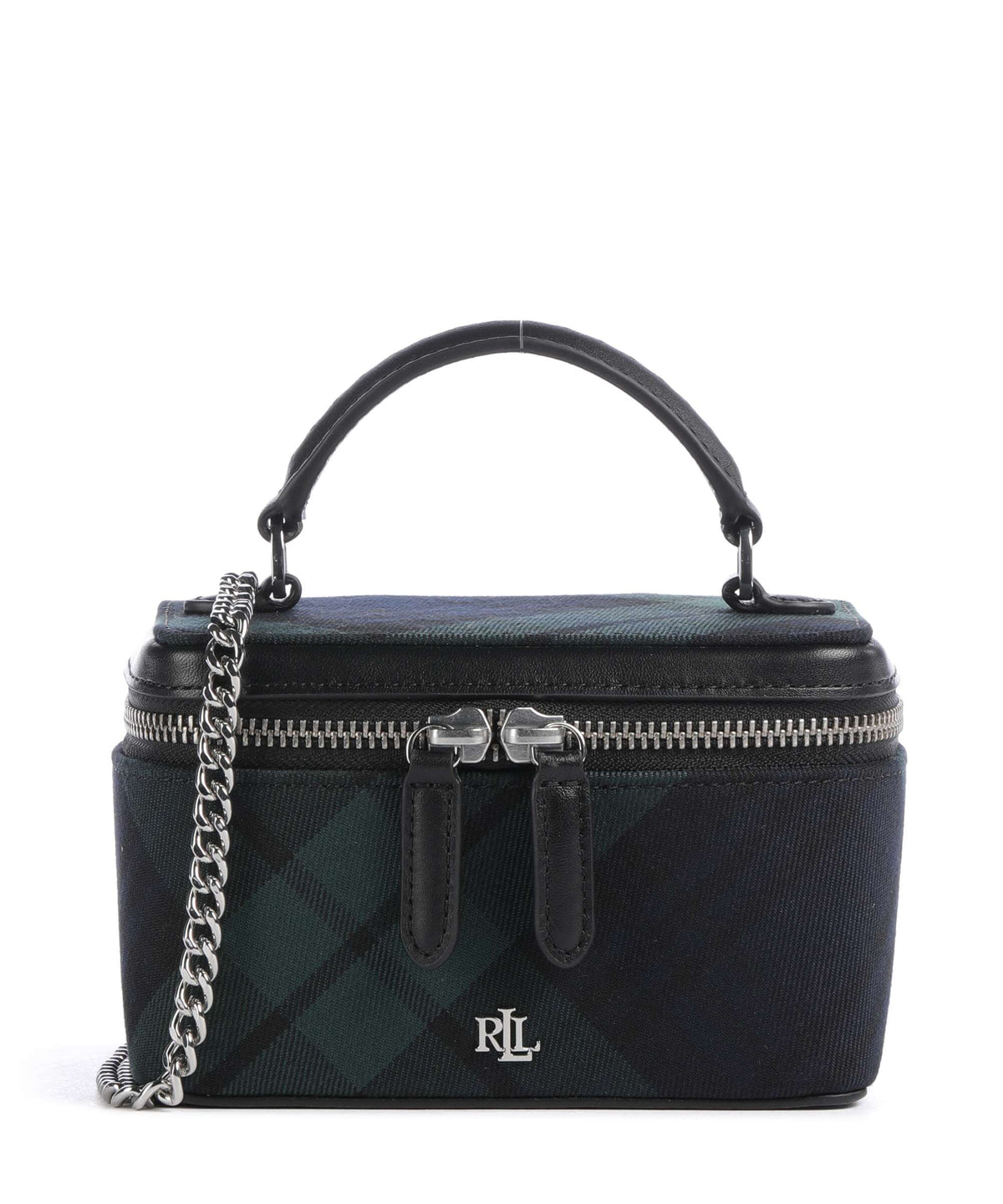Lauren Ralph Lauren Hallee Small Crossbody bag black watch tartan