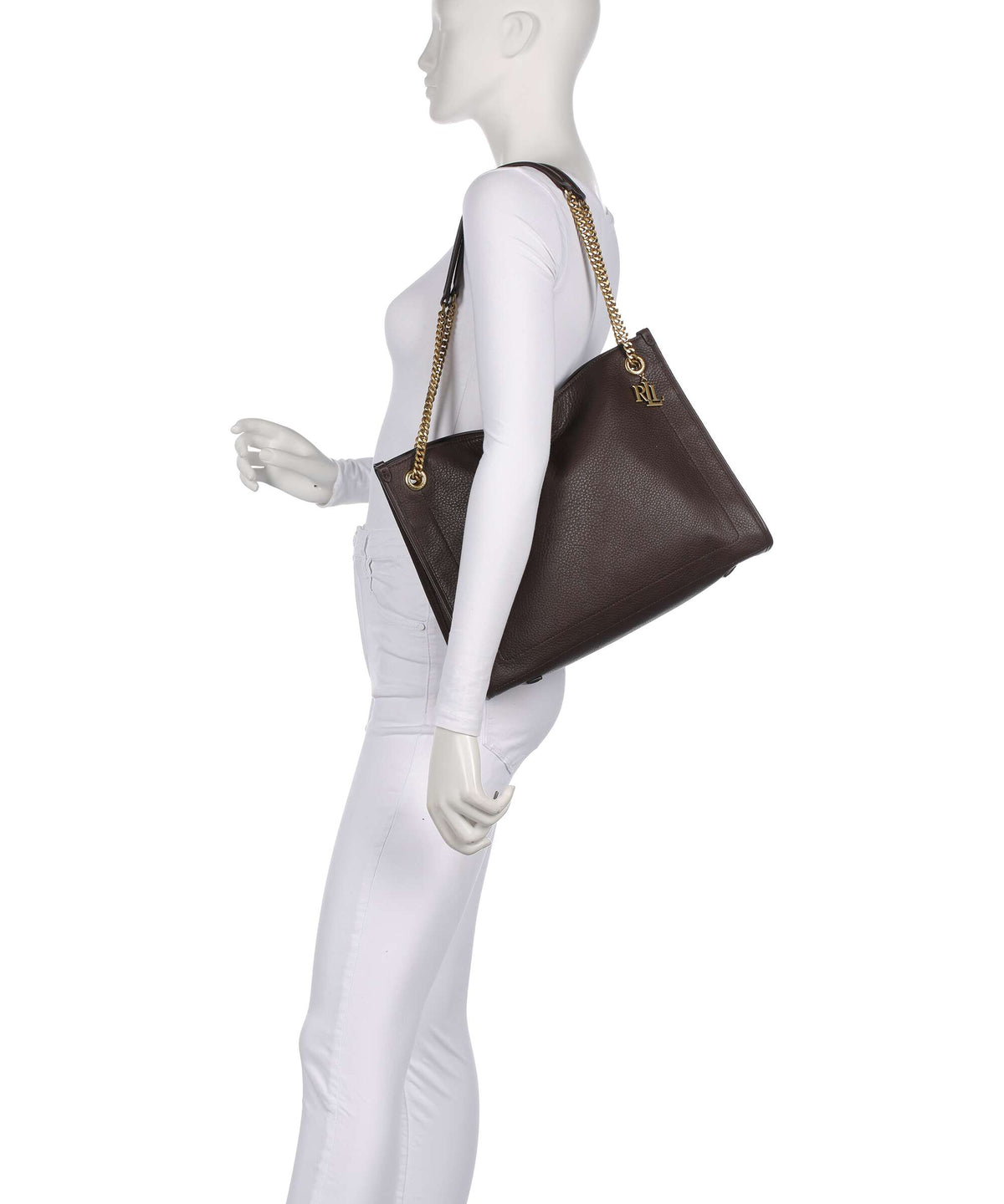 Lauren Ralph Lauren Bradley Large Tote bag chestnut brown