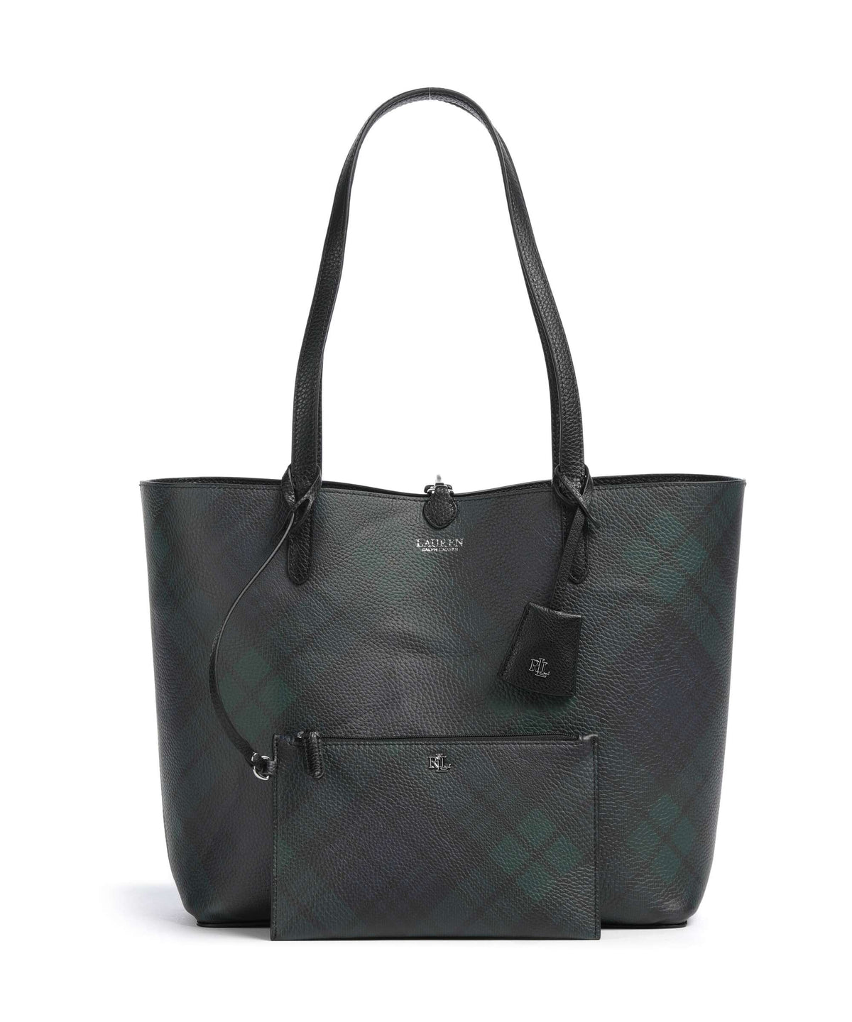 Lauren Ralph Lauren Medium Tote bag black watch tartan