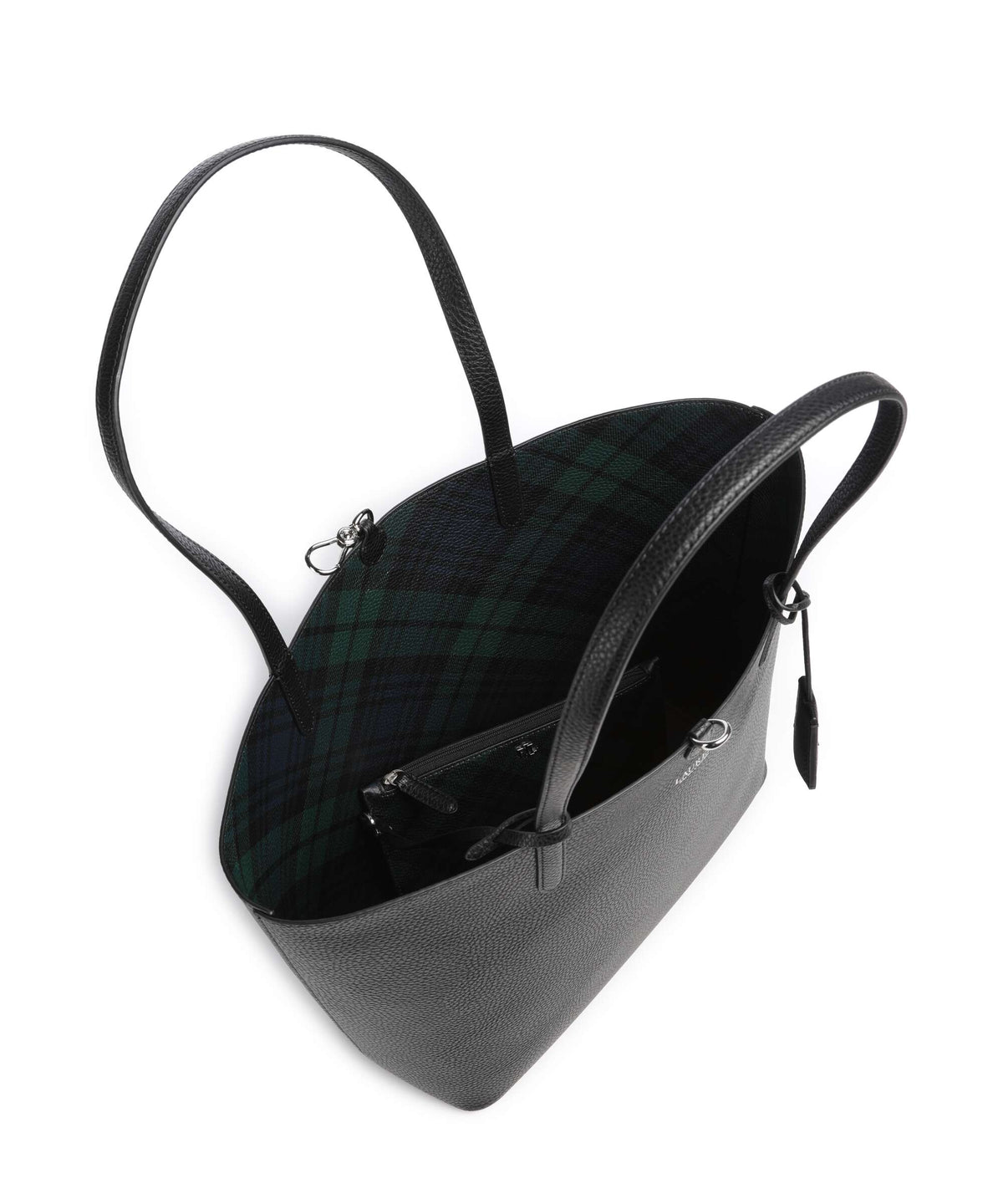 Lauren Ralph Lauren Medium Tote bag black watch tartan
