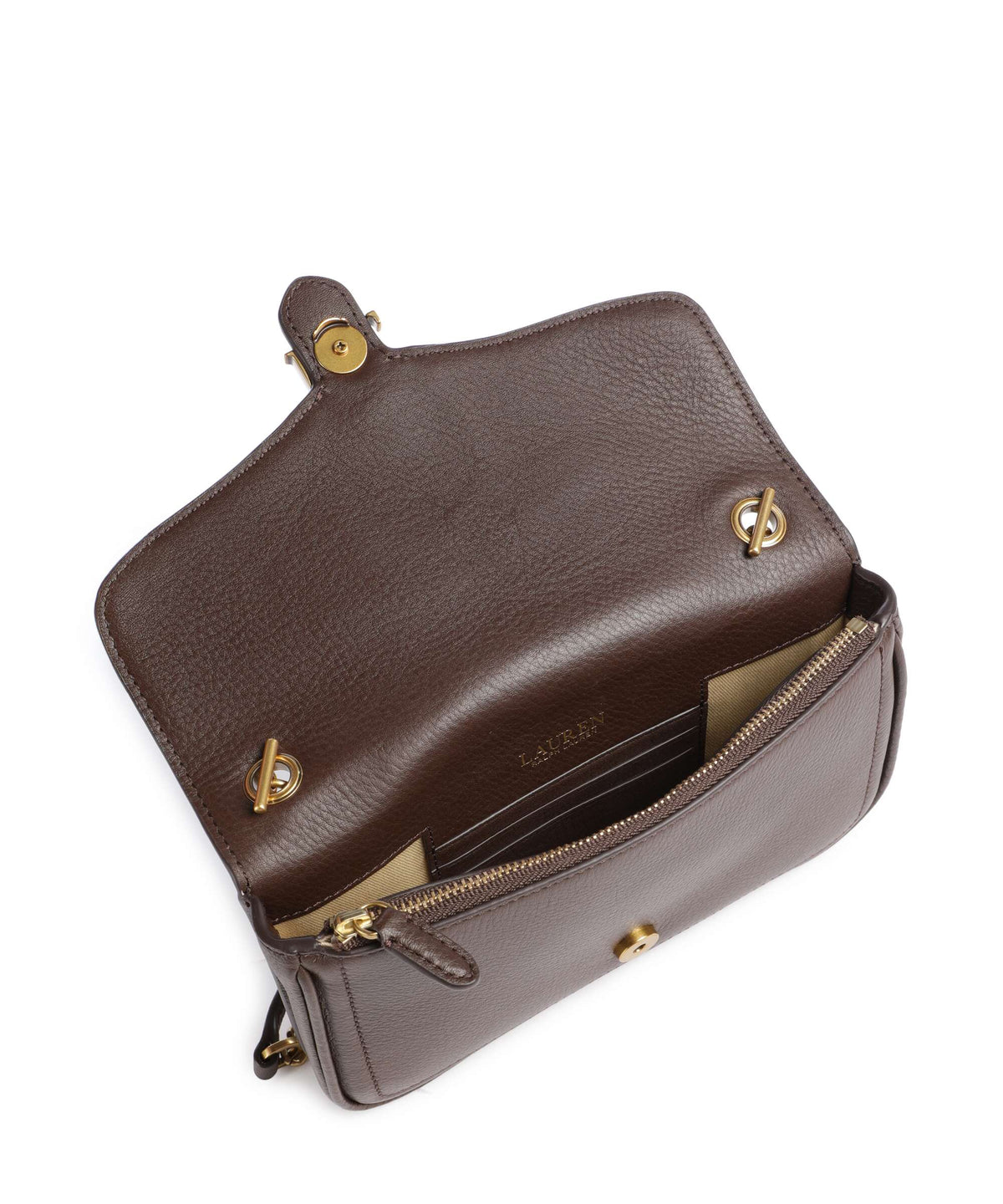 Lauren Ralph Lauren Bradley Large Wallet chestnut brown