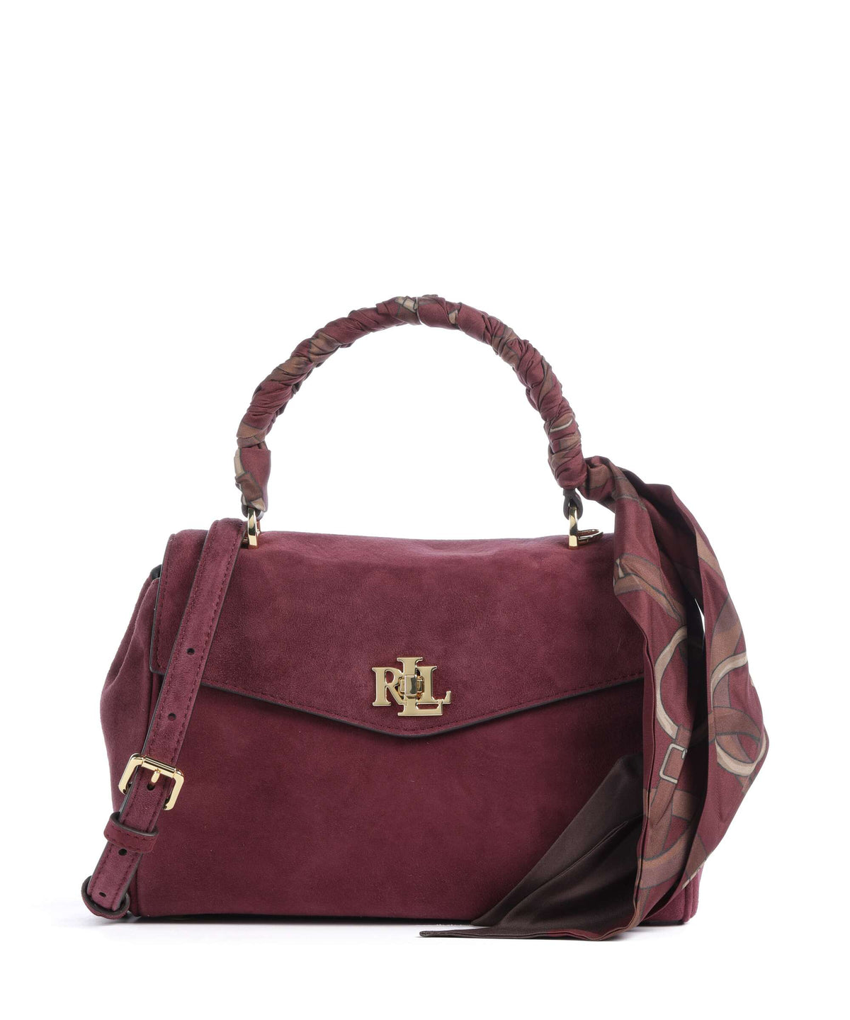 Lauren Ralph Lauren Farrah Small Handbag dark garnet/urban bltng/garnet multi