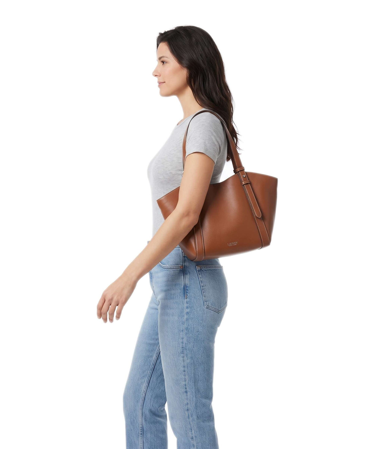 Lauren Ralph Lauren Tasha Small Tote bag lauren tan