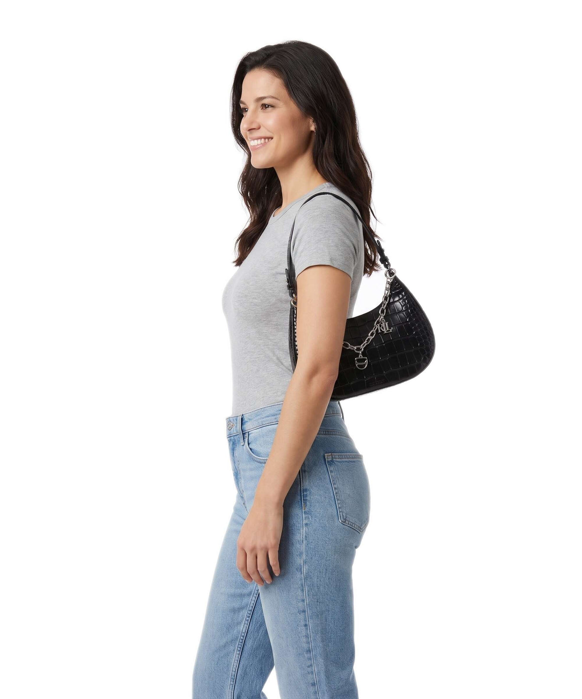 Lauren Ralph Lauren Marcy Small Shoulder bag black