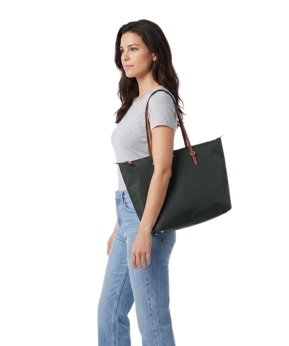 Lauren Ralph Lauren Keaton 31 Tote bag season green/lauren tan