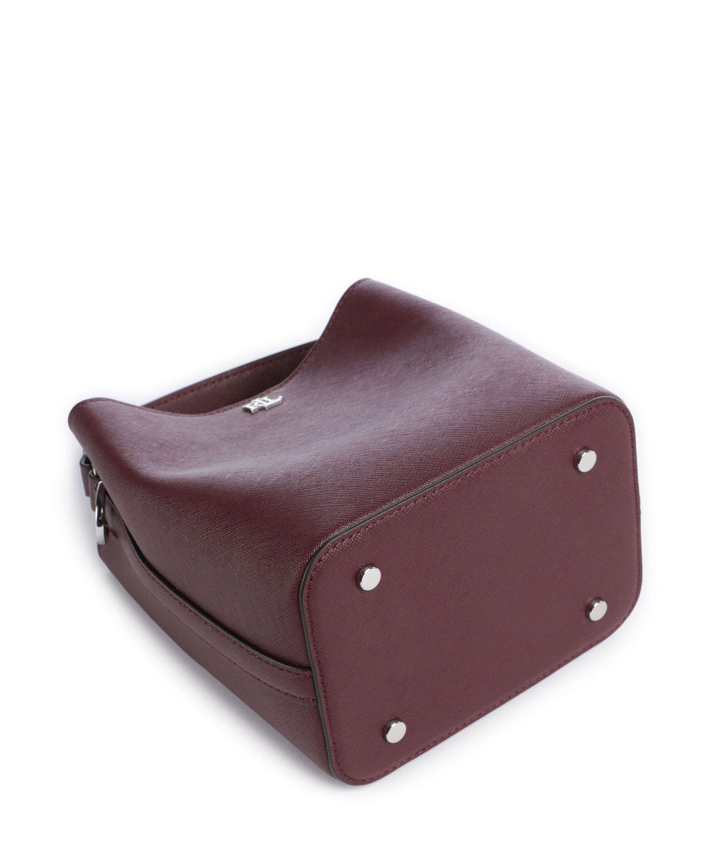 Lauren Ralph Lauren Reese Small Bucket bag dark garnet