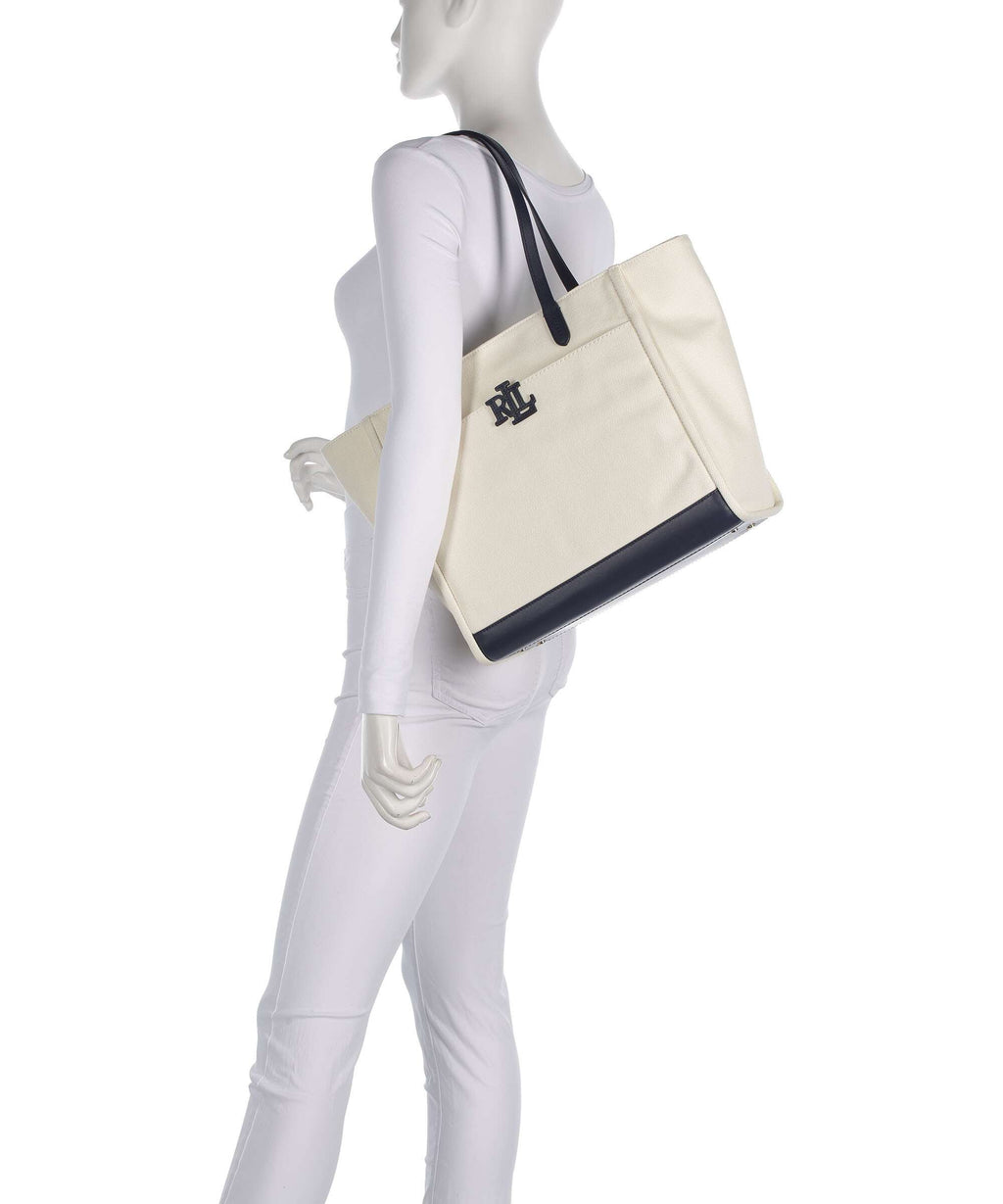 Lauren Ralph Lauren Cameryn Large Tote bag natural/refined navy
