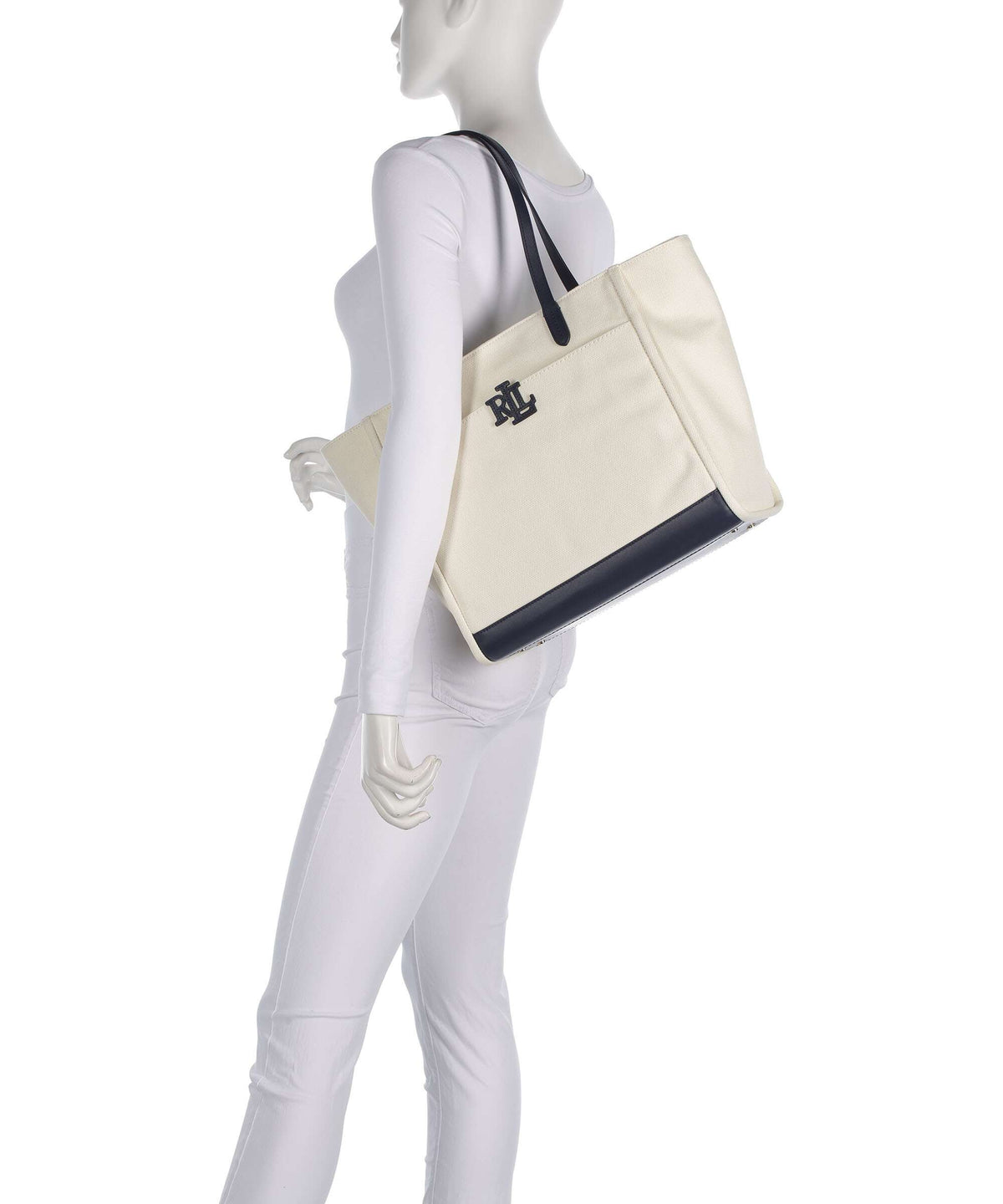 Lauren Ralph Lauren Cameryn Large Tote bag natural/refined navy