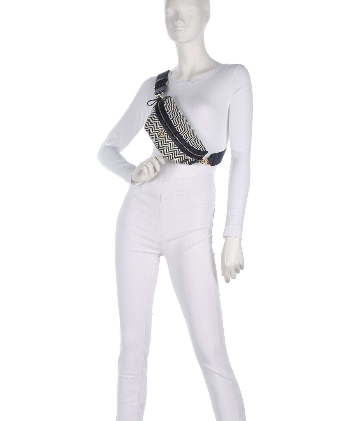Lauren Ralph Lauren Marcy Belt bag refined navy/soft white
