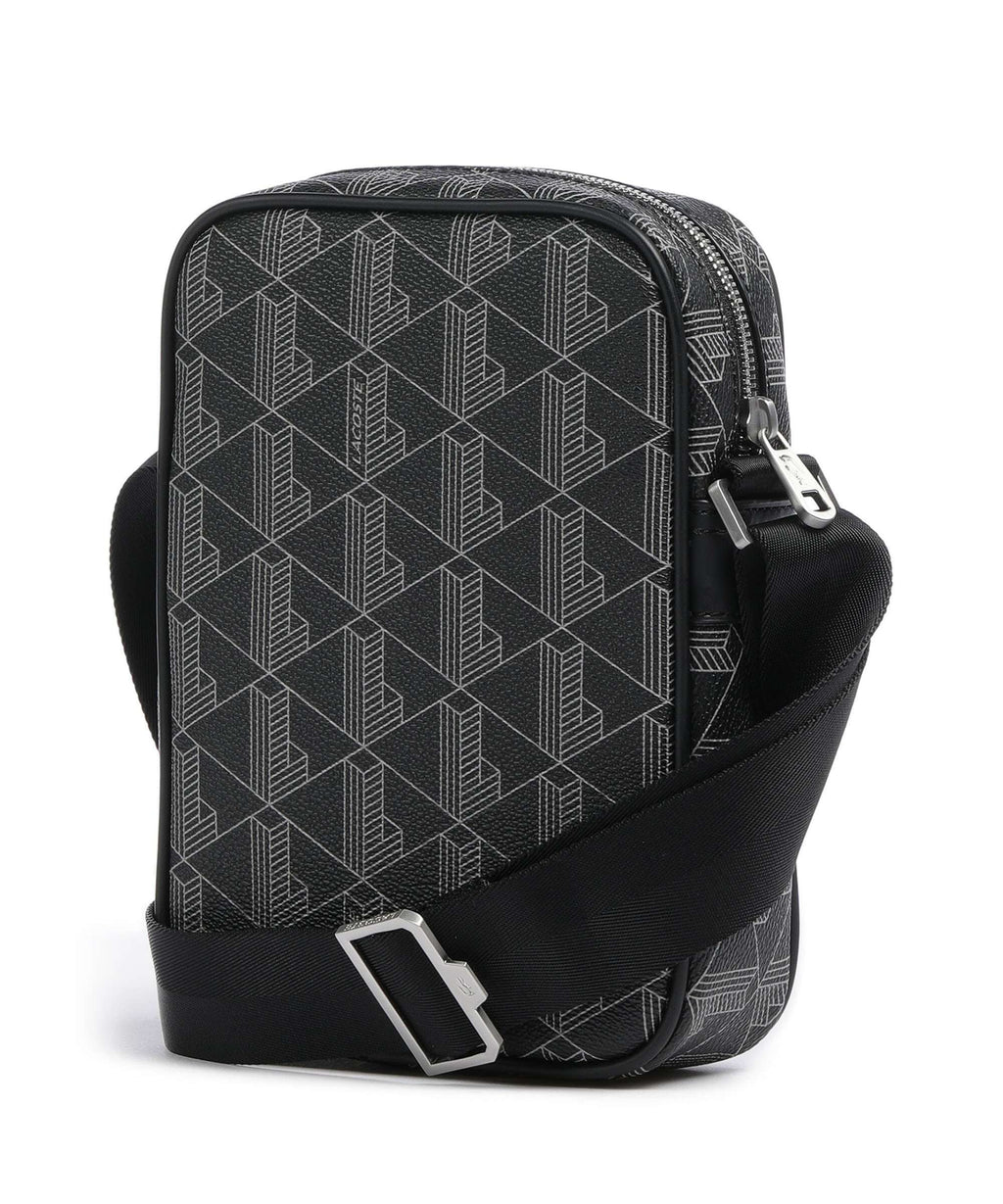 Lacoste The Blend Crossbody bag monogram noir/gris