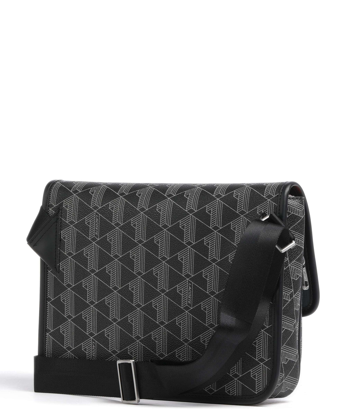 Lacoste The Blend Messenger bag monogram noir/gris