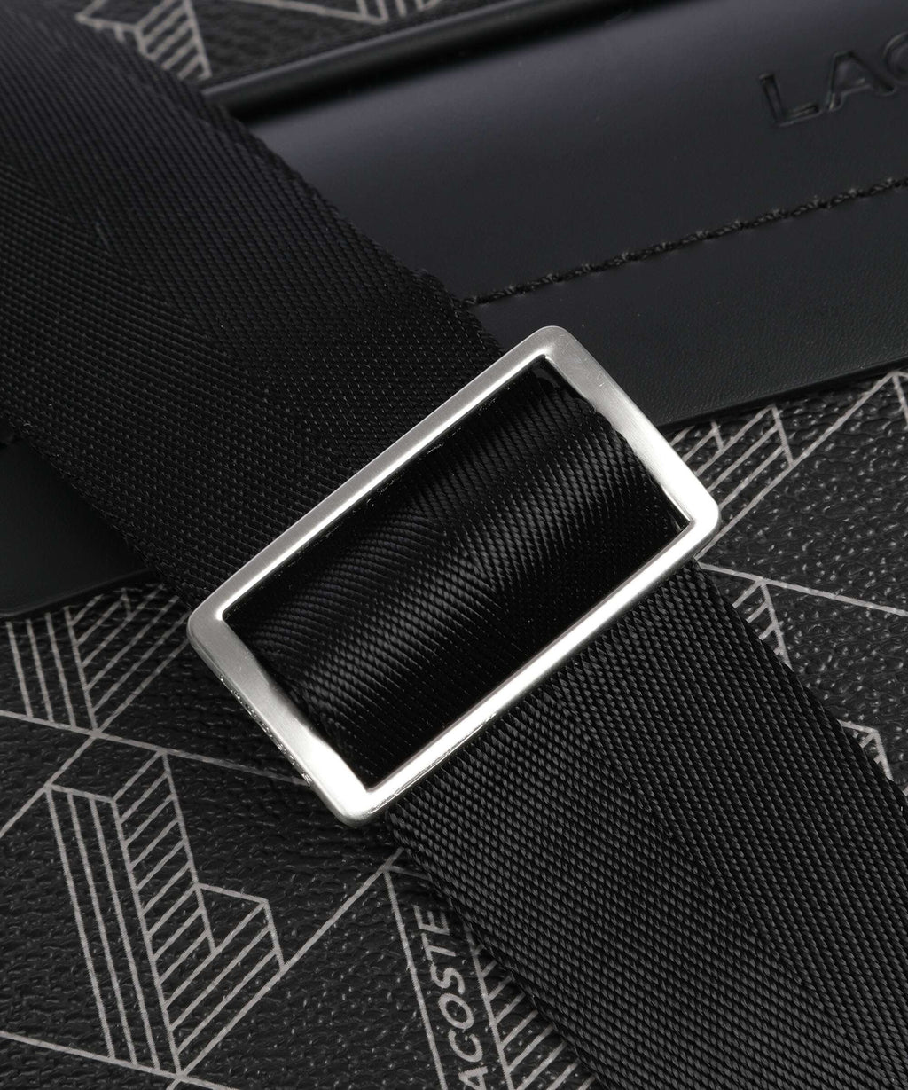 Lacoste The Blend Crossbody bag monogram noir/gris