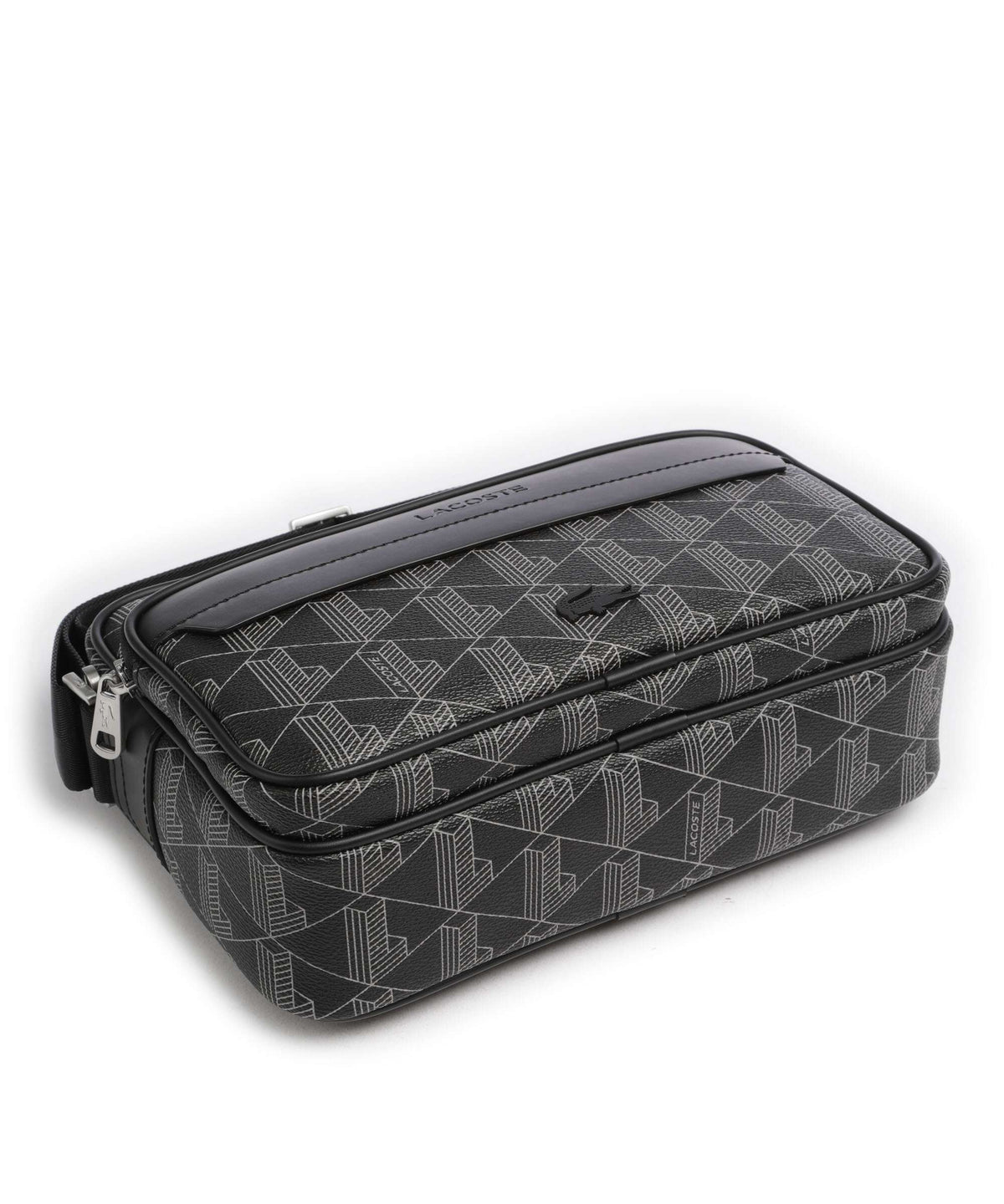 Lacoste The Blend Crossbody bag monogram noir/gris