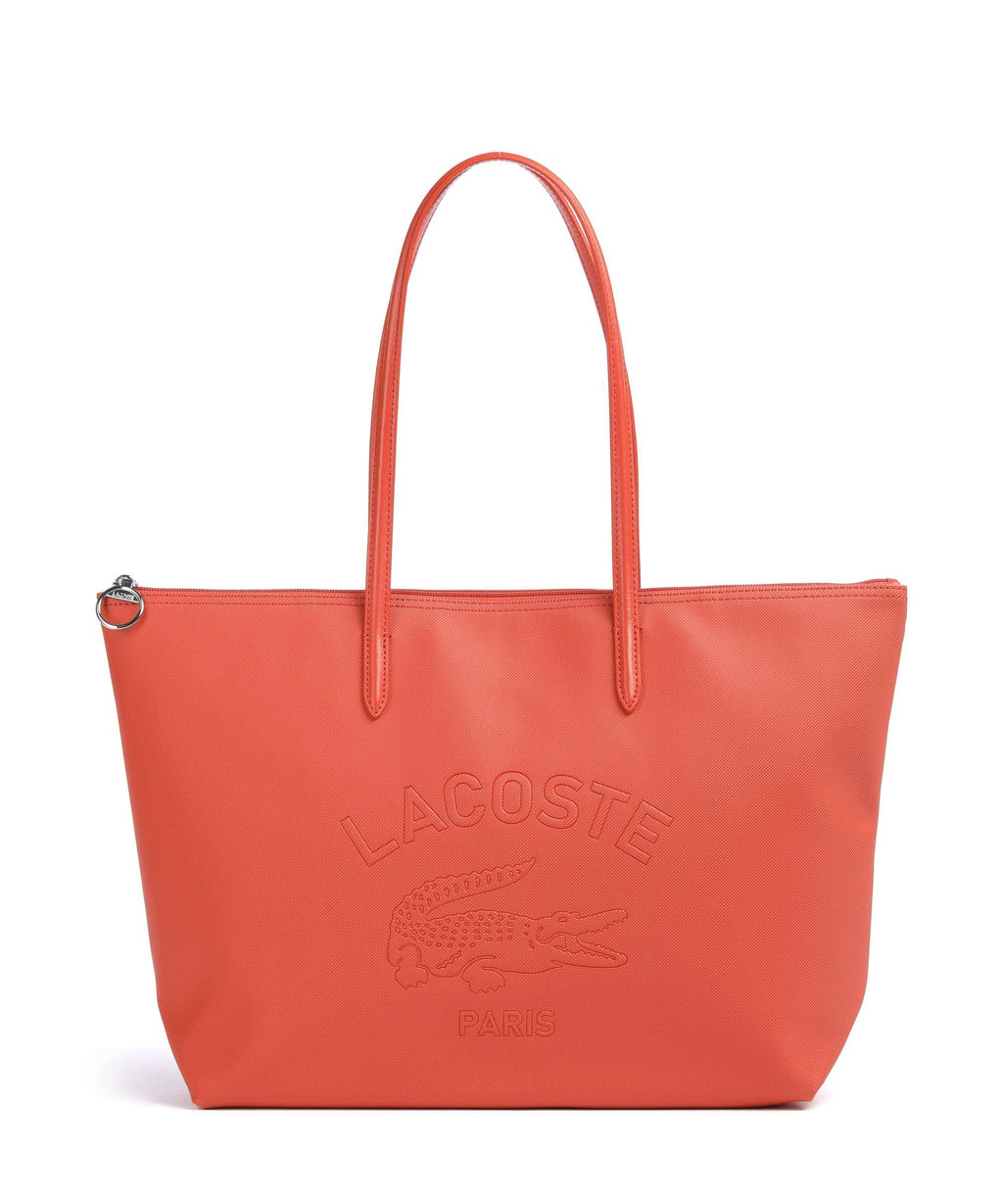 Lacoste L.12.12 Concept Tote bag croco/burnt