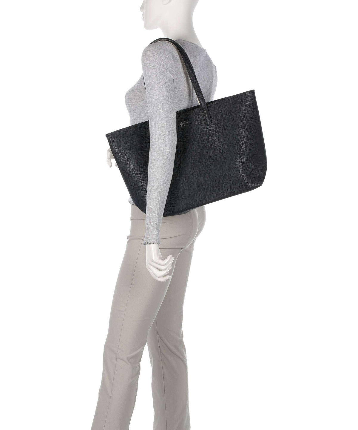 Lacoste Anna Tote bag noir farine