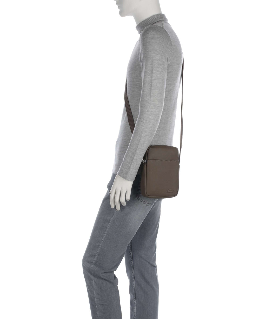 Lacoste Mens Classic Crossbody bag morel