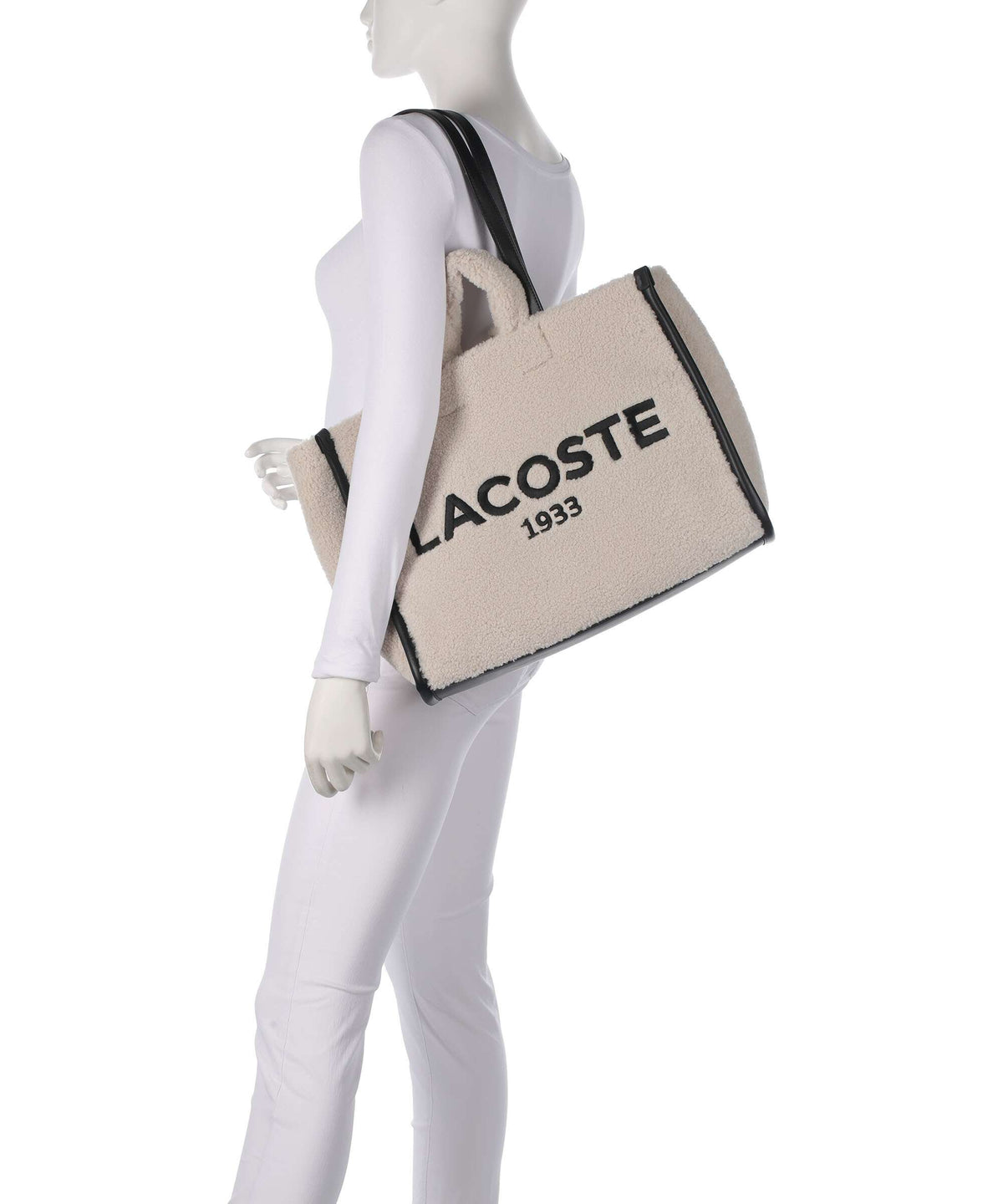 Lacoste Heritage Tote bag natural/noir