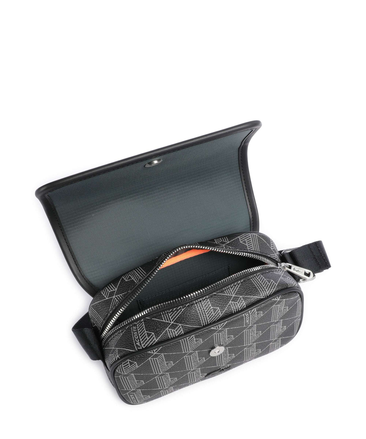 Lacoste The Blend Crossbody bag monogram/noir/gris