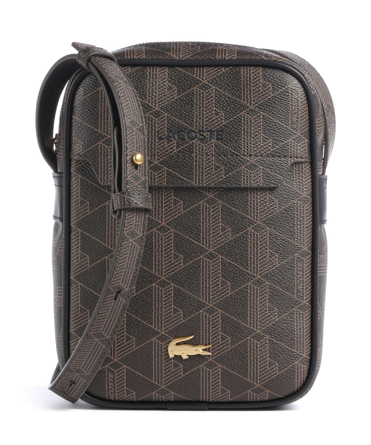 Lacoste The Blend Crossbody bag mono slate black shitake